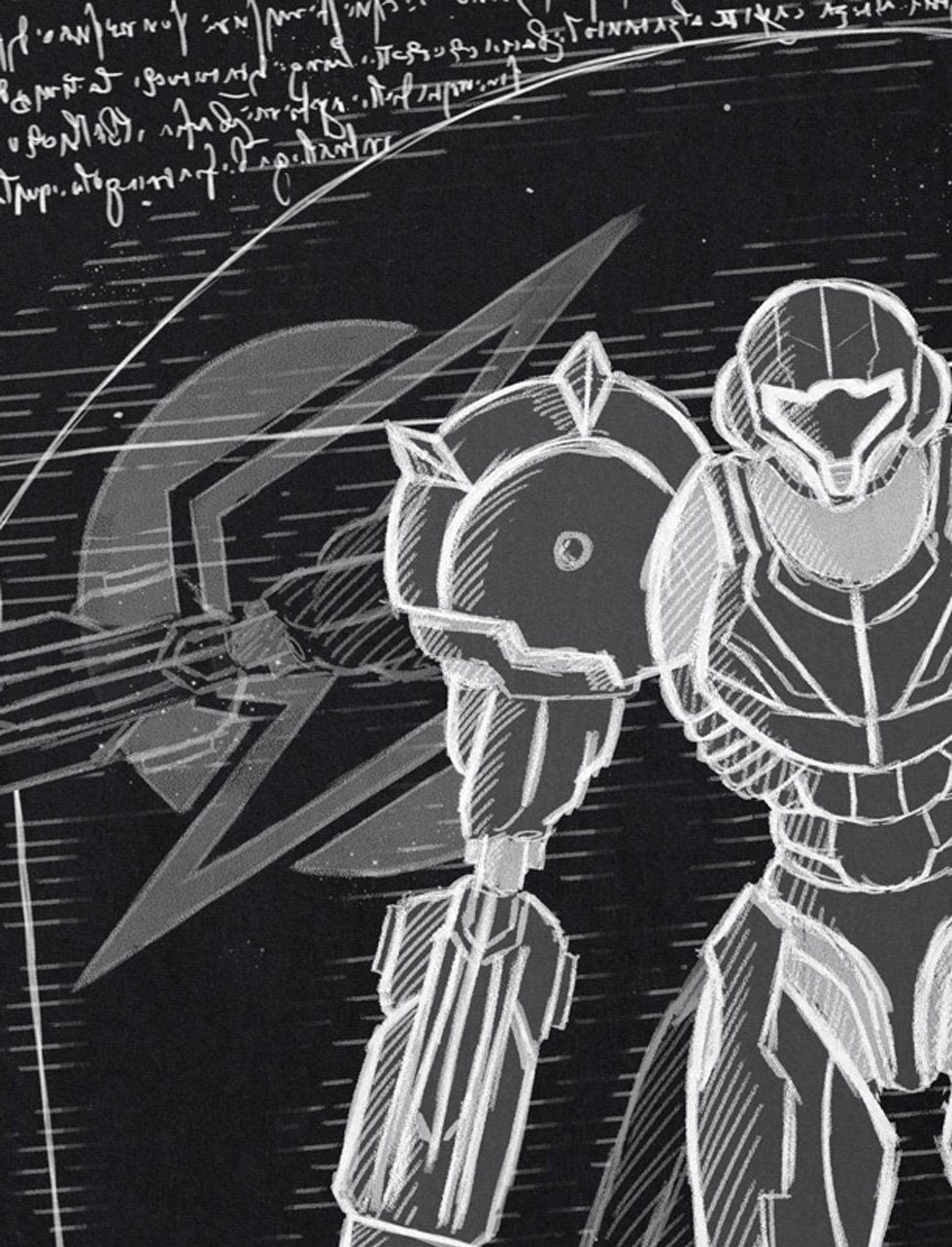 style3 T-Shirt Vitruvianische Samus Return metroid günstig online kaufen