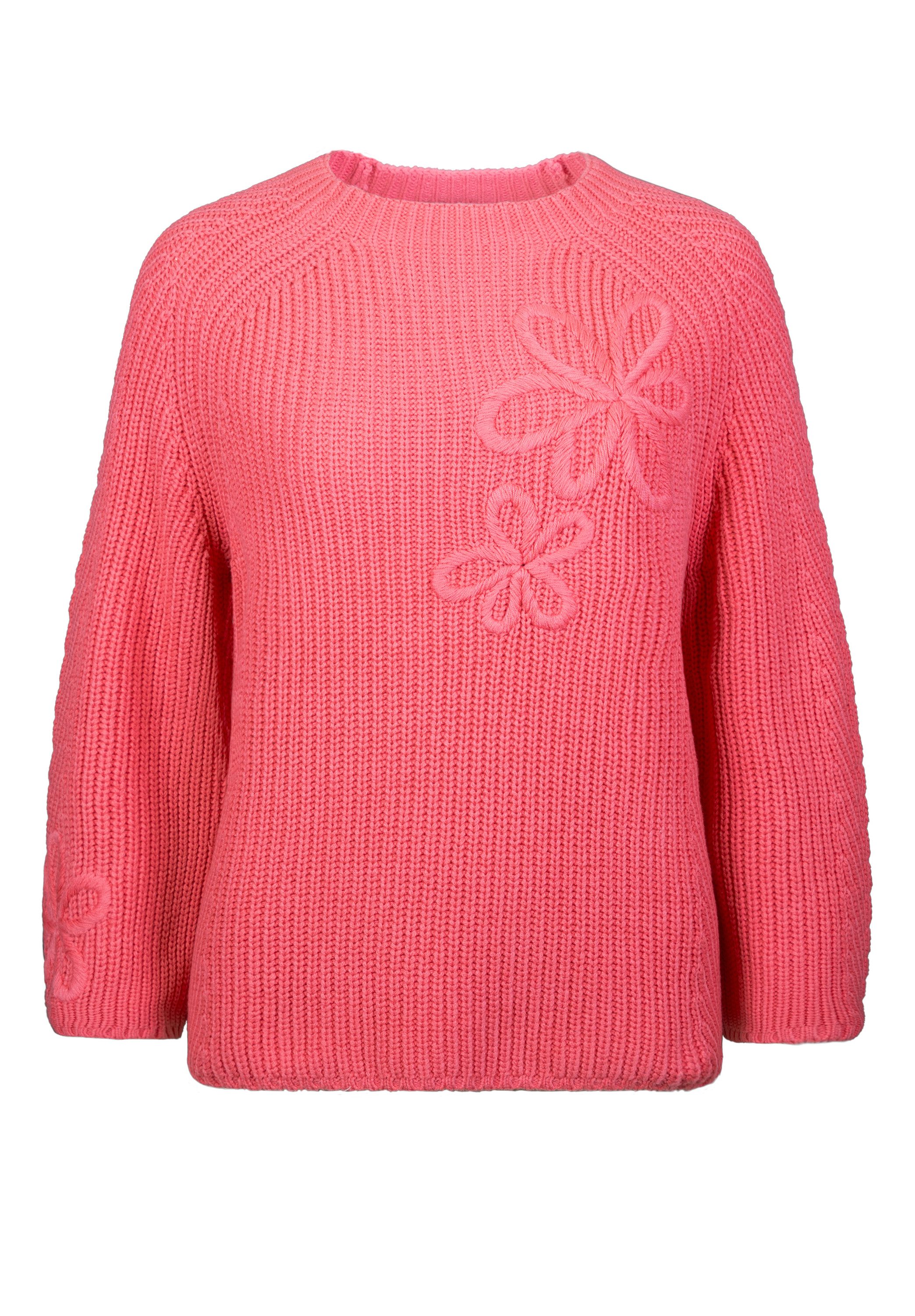 bianca Strickpullover REMIS in Patentstrick mit coolem Stickmotiv