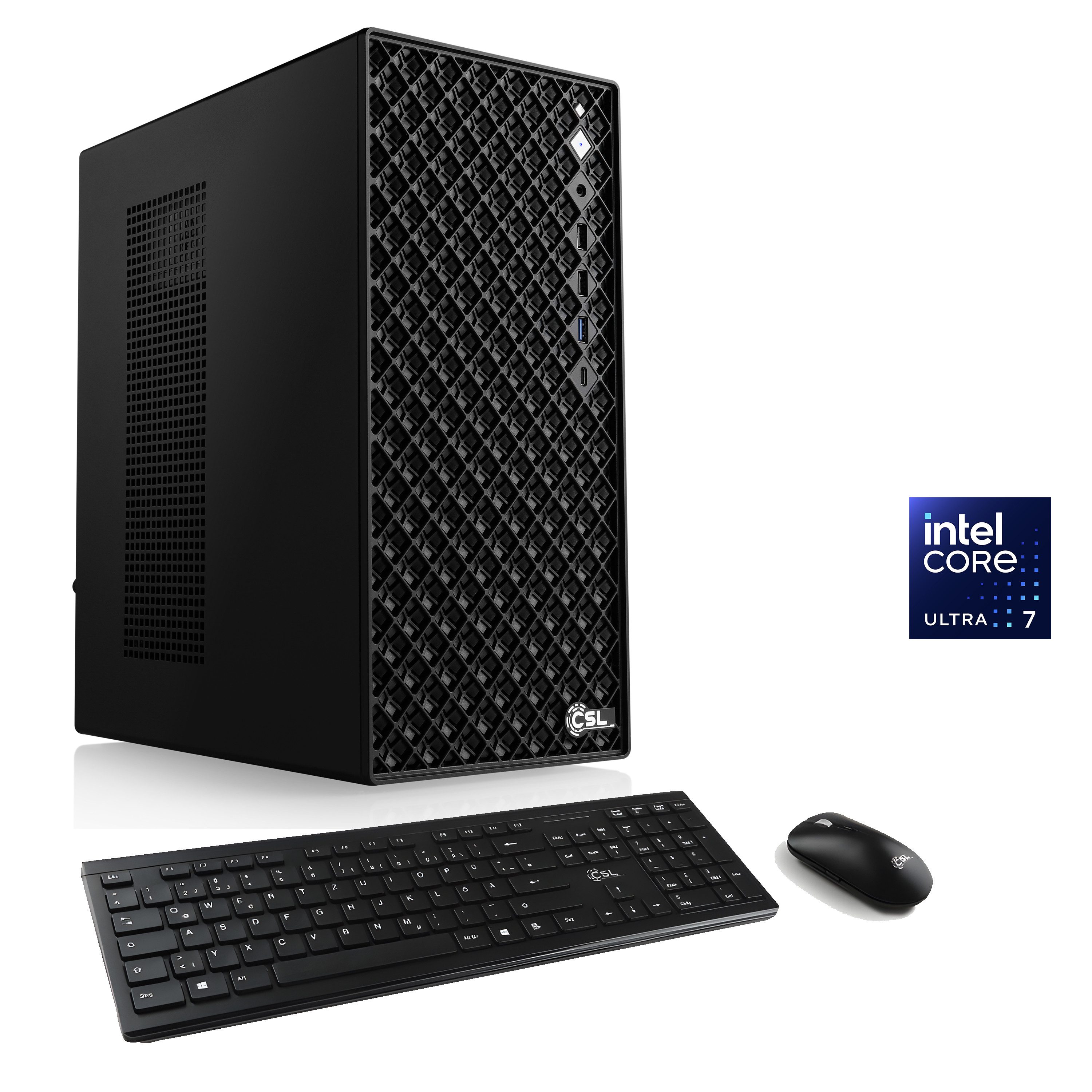 CSL Mystic V24027 Gaming-PC (Intel 265KF, GeForce RTX 4060, 32 GB RAM, 1000 GB SSD, Luftkühlung)