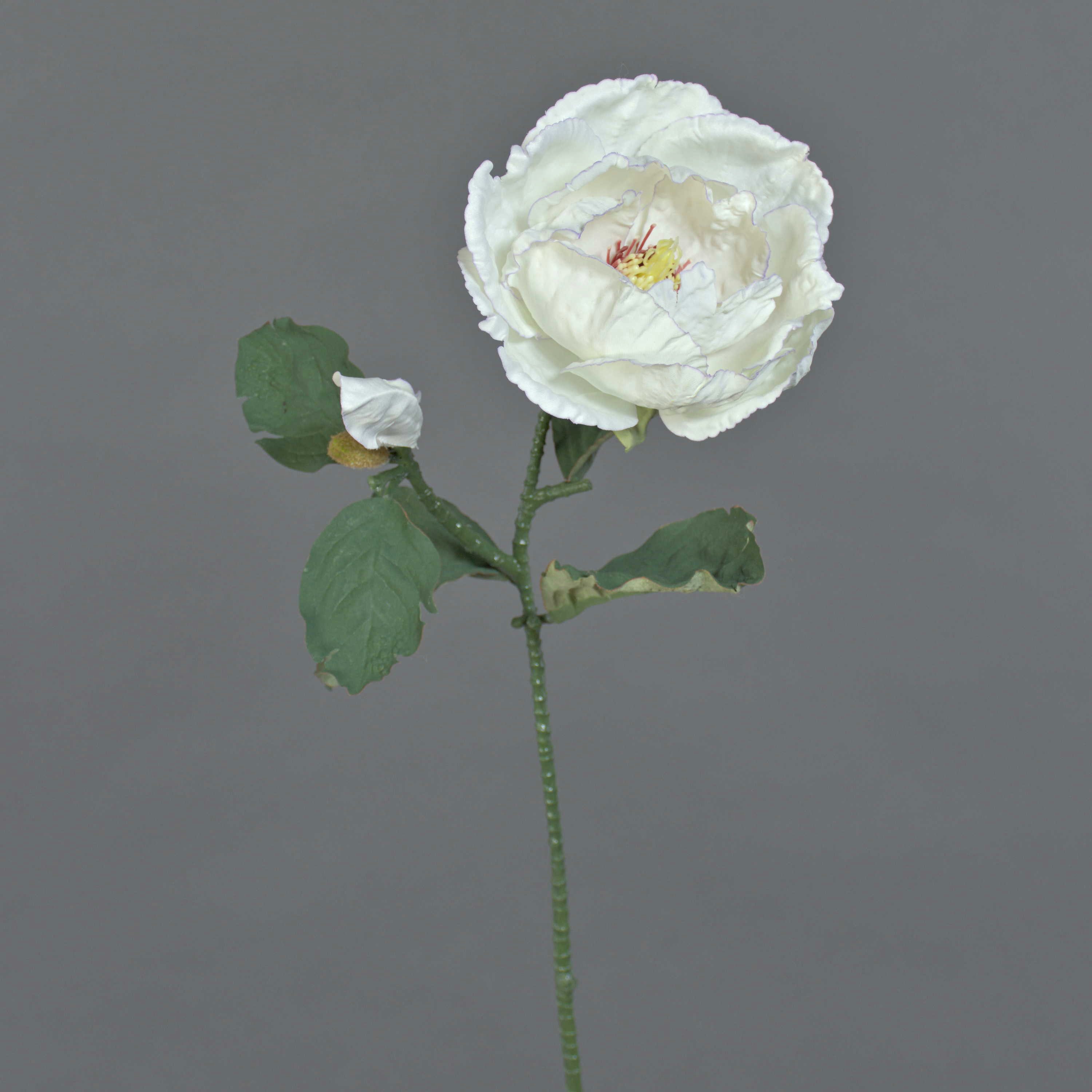Kunstblume Magnolie GARETHO, Eco Collection, weiß-lila, 70cm, Ø10cm Magnolie, artplants, Höhe 70.0 cm