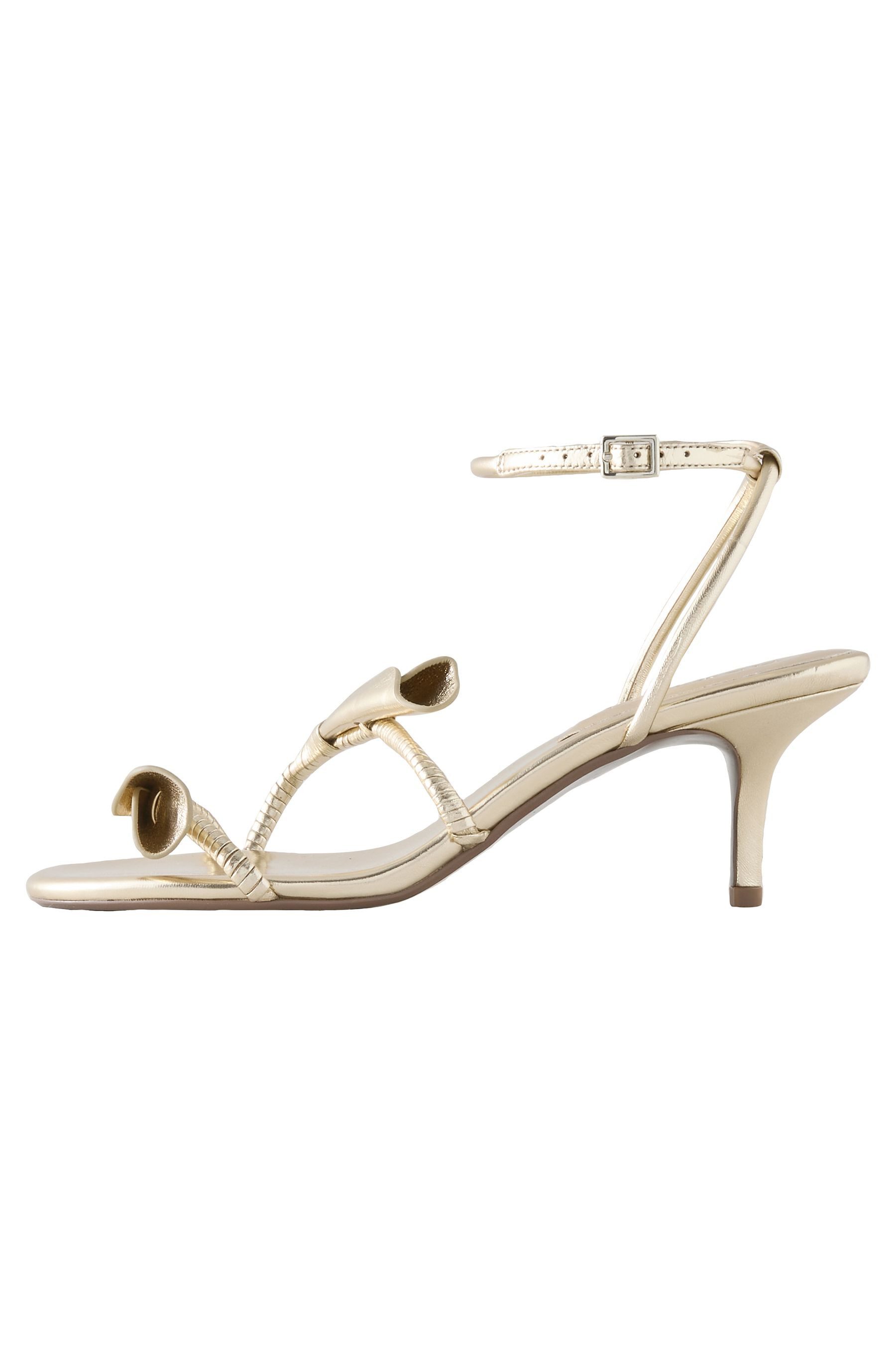 Next Forever Comfort® Ledersandaletten, Tulpen-Absatz Sandale (1-tlg)