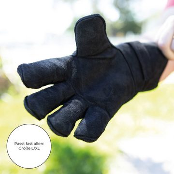 POWERHAUS24 Grillbesteck-Set Hitzeisolierende Handschuhe, Größe: L/XL, (Kein Set)