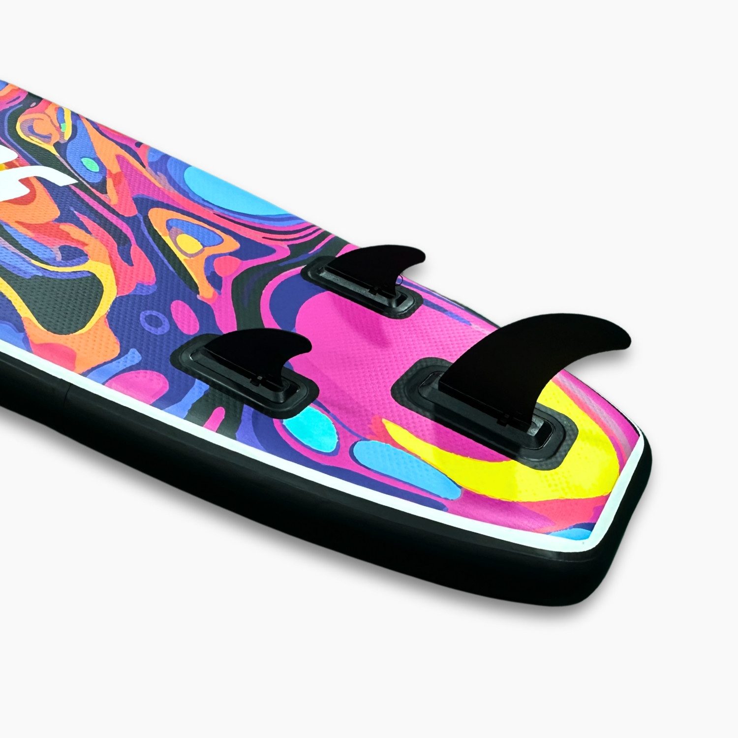 SF SUPRFIT Inflatable SUP-Board Water Marble, Touring, Set inklusive Pumpe, Paddel, Finnen, Rucksack, Leash & Reparaturkit