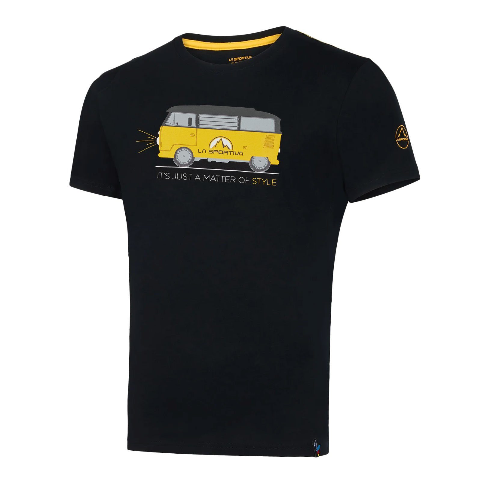 La Sportiva T-Shirt Van M aus 100% organischer Baumwolle 999999 black