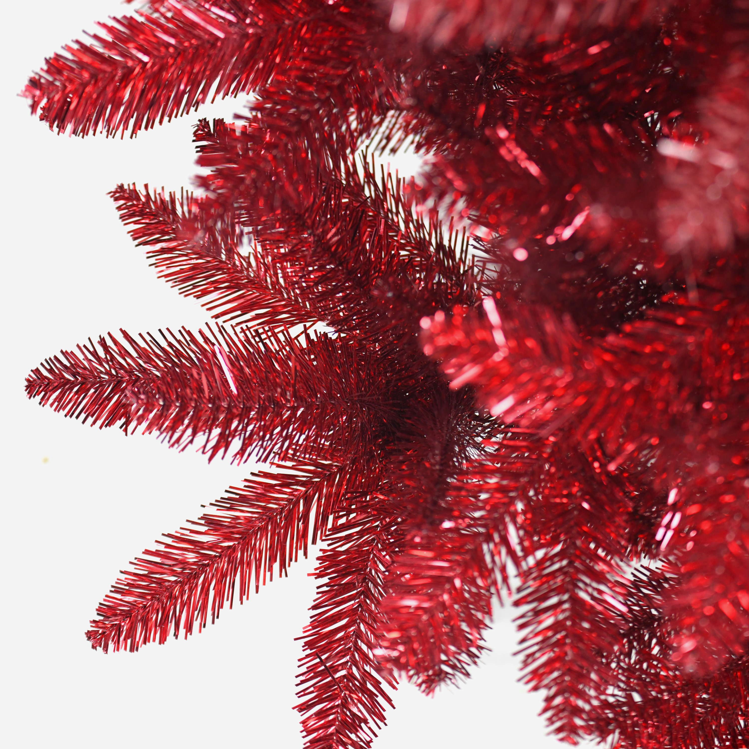 artplants Künstlicher Weihnachtsbaum Kunst Tanne LAS Vegas Speed, 150 cm, Ø 75 cm