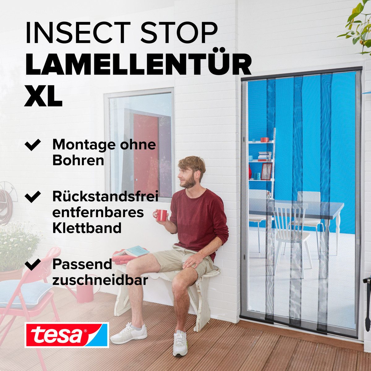 tesa Insektenschutz-Tür Insect Stop Standard Fliegengitter günstig online kaufen