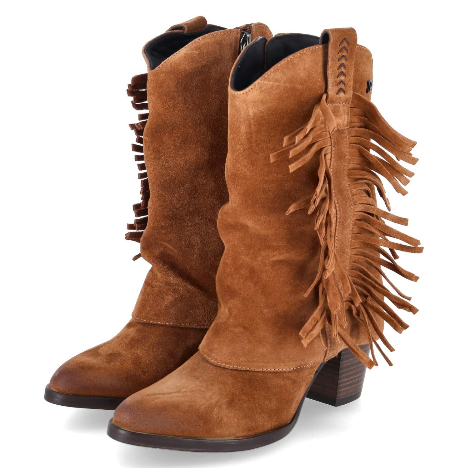 Lazamani LAZAMANI LA85793 COGNAC Damen Rauleder brown Westernstiefel