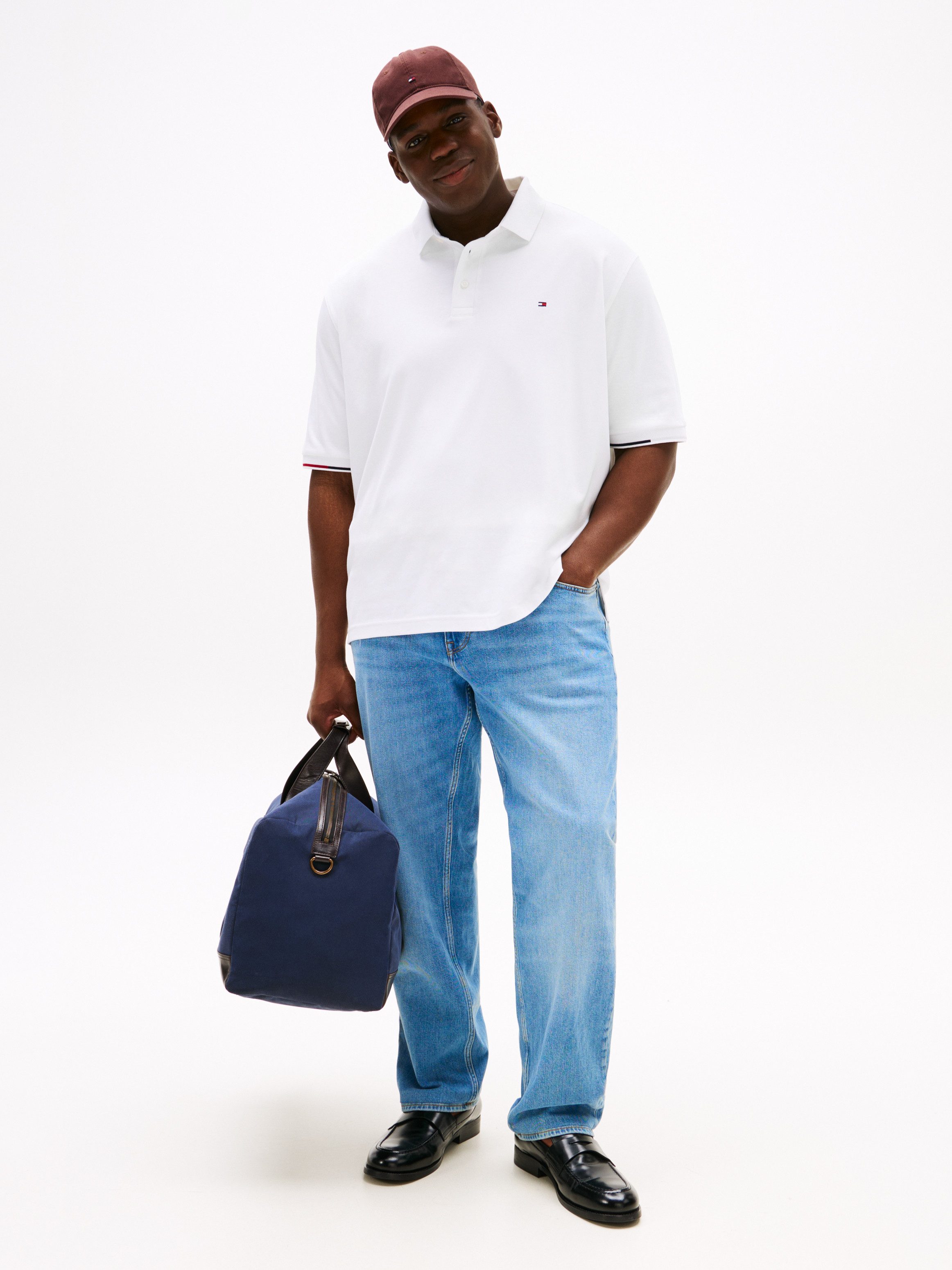 Tommy Hilfiger Big & Tall Poloshirt BT-INTERLOCK FLAGCUFF SLIM FIT-B Große günstig online kaufen