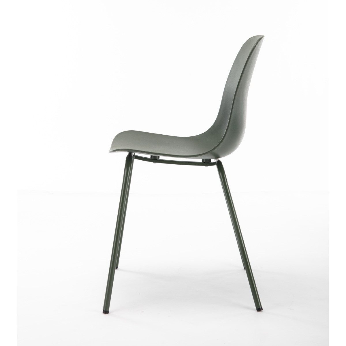 Trendstore Schalenstuhl Urix, mit Kunststoffsitzschale, 4-Fuß-Metallgestell, sechs Farben