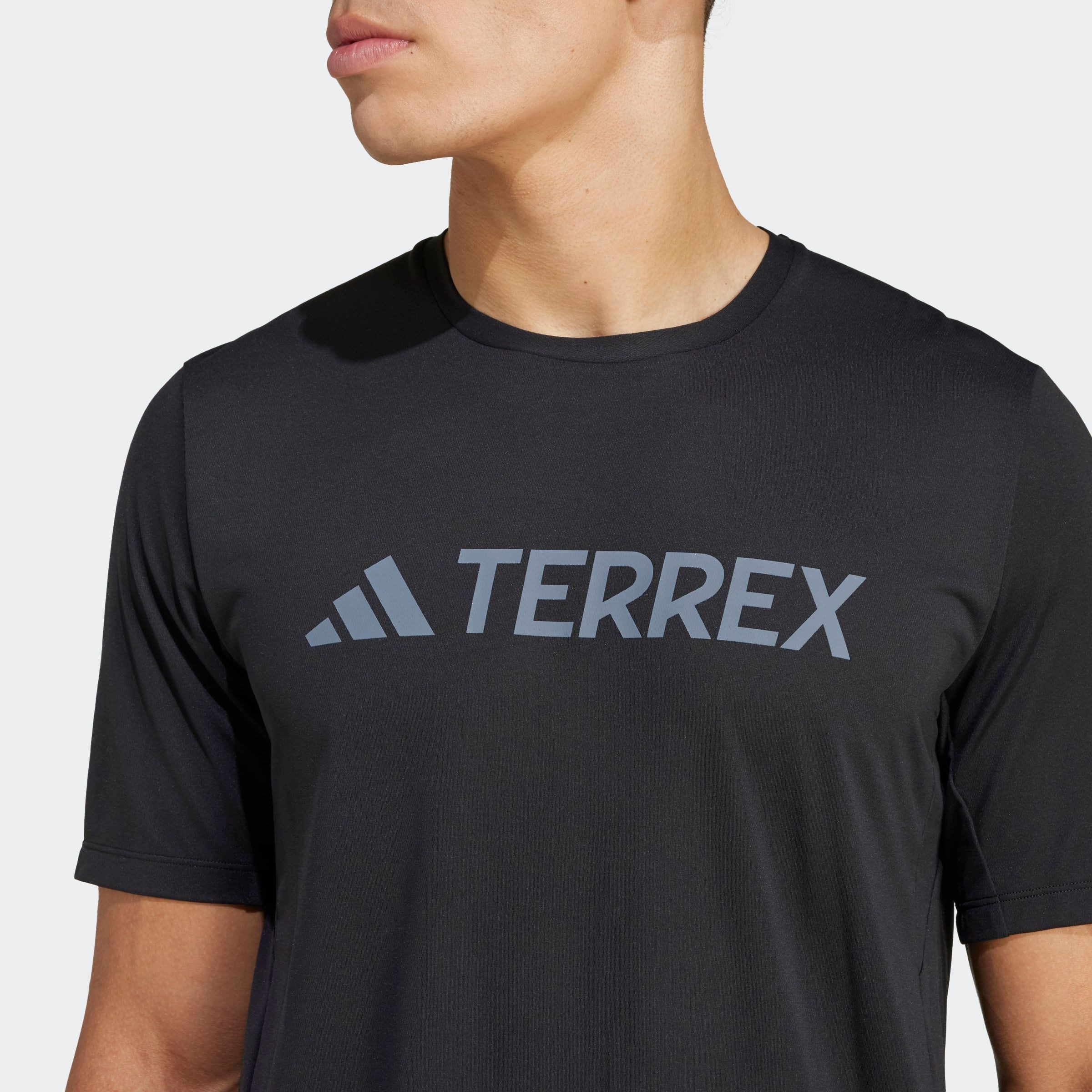 adidas TERREX Funktionsshirt MULTI CLIMACOOL LOGO TECH sportliches Funktionsshirt, ohne Verschluss, aus Polyester