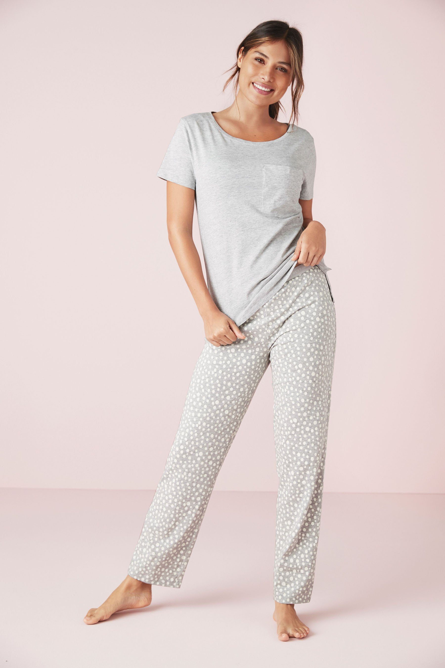 Next Pyjama Pyjamas aus Baumwollgemisch (2 tlg)
