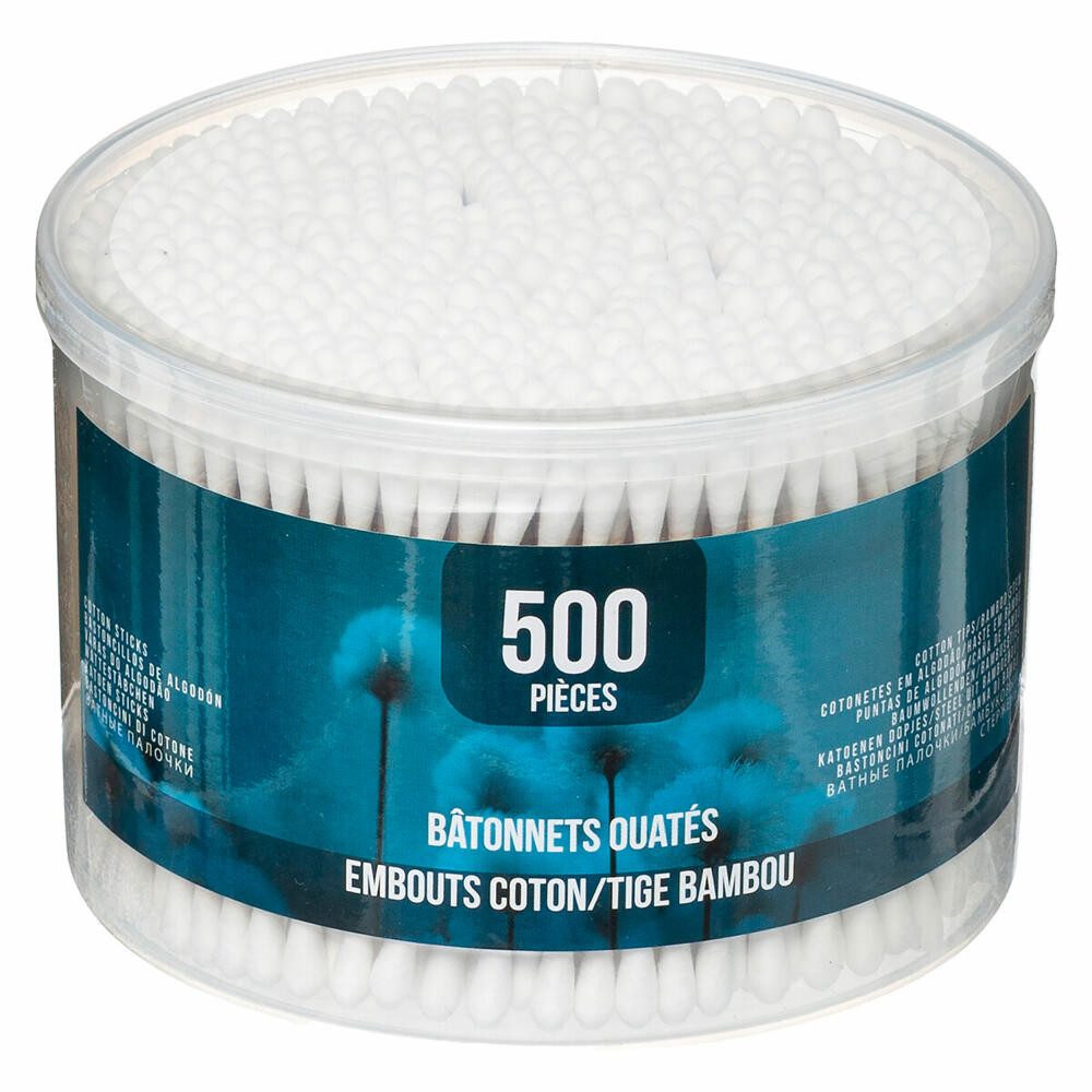 5five Simply Smart Wattestäbchenspender 500er Set in Runddose, (500-tlg)