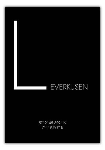 MOTIVISSO Poster Leverkusen Koordinaten #4