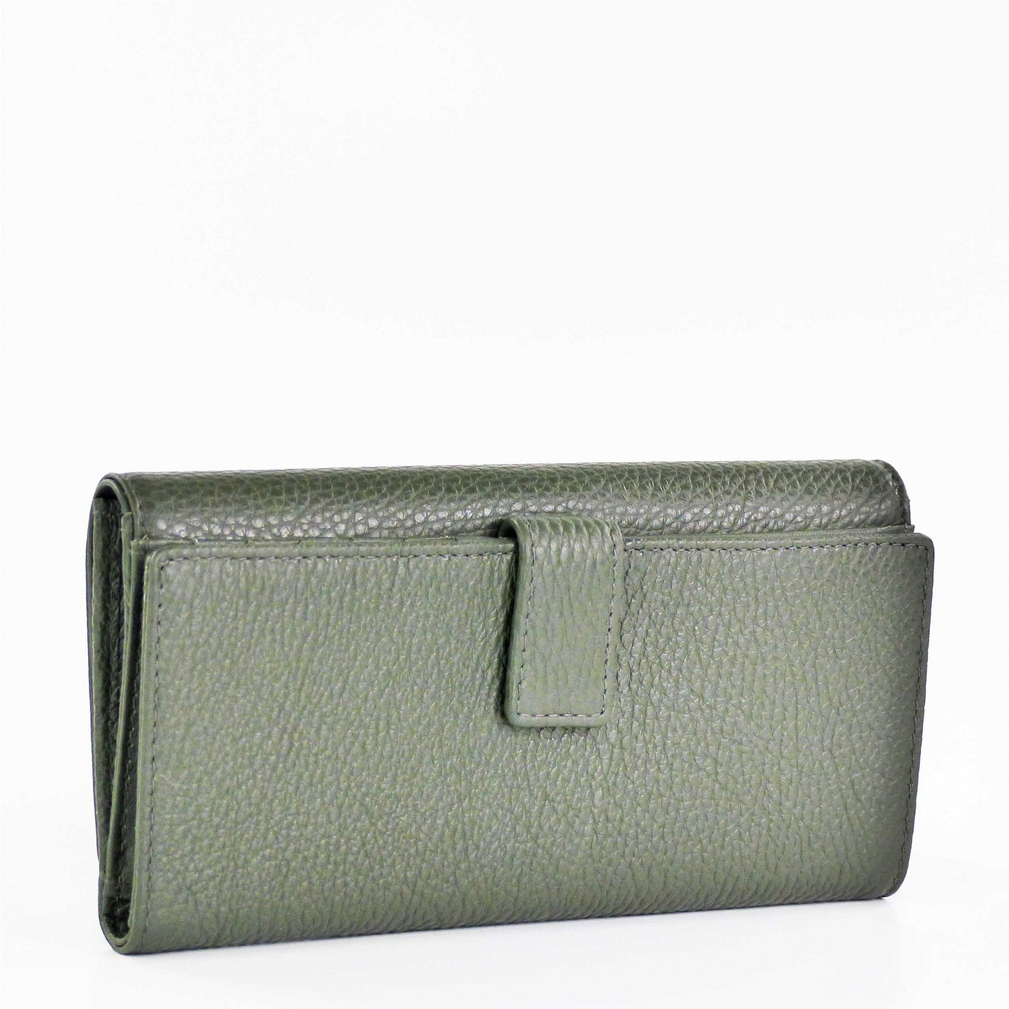 Duck Flap with Continental Leather FZP630 Geldbörse Wallet Loden Mellow Mandarina