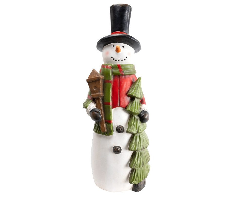 Weihnachtsfigur TrendLine Dekofigur Schneemann 35 x 28 x 80 cm