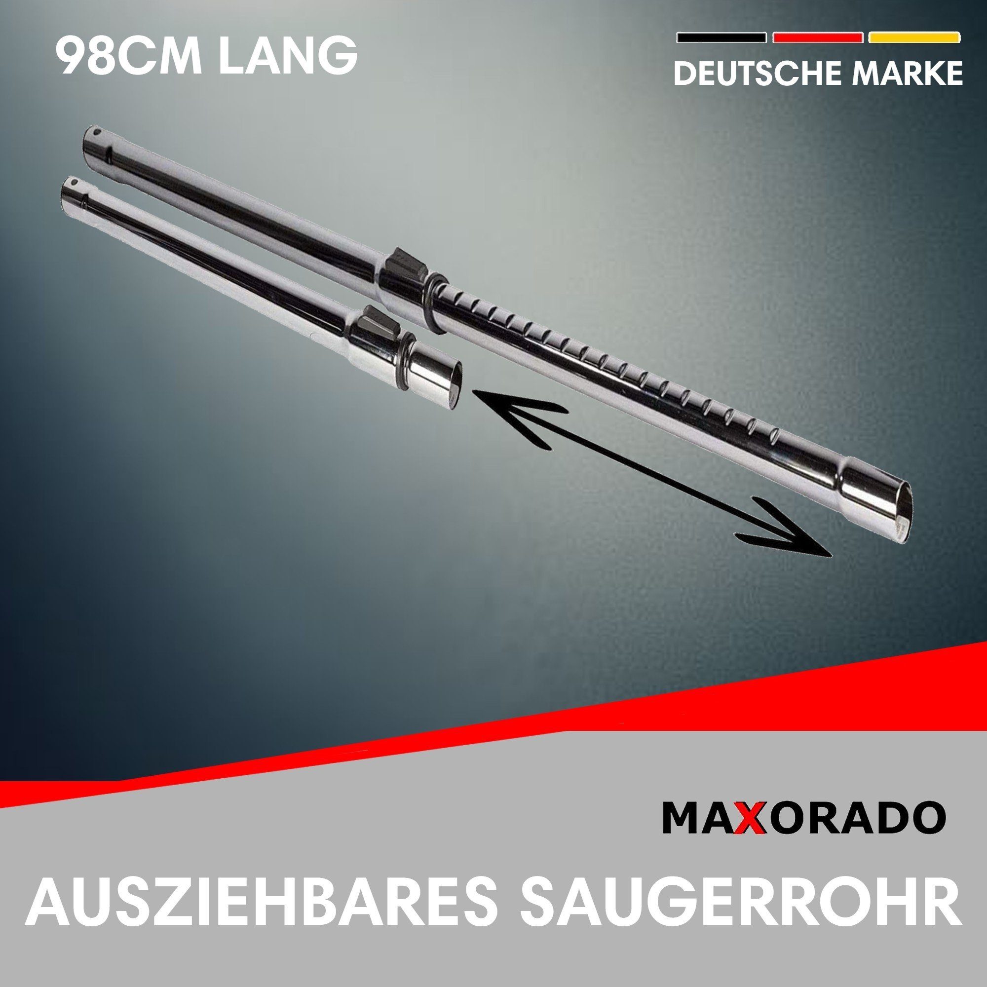 Maxorado Staubsaugerrohr 32 mm Staubsauger 787263 Thomas CleanLight für Düse 793268 787210 Rohr