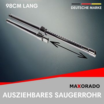 Maxorado Staubsaugerrohr 35mm Staubsaugerrohr Bodendüse für Staubsauger BOMANN Rohr Set Düse