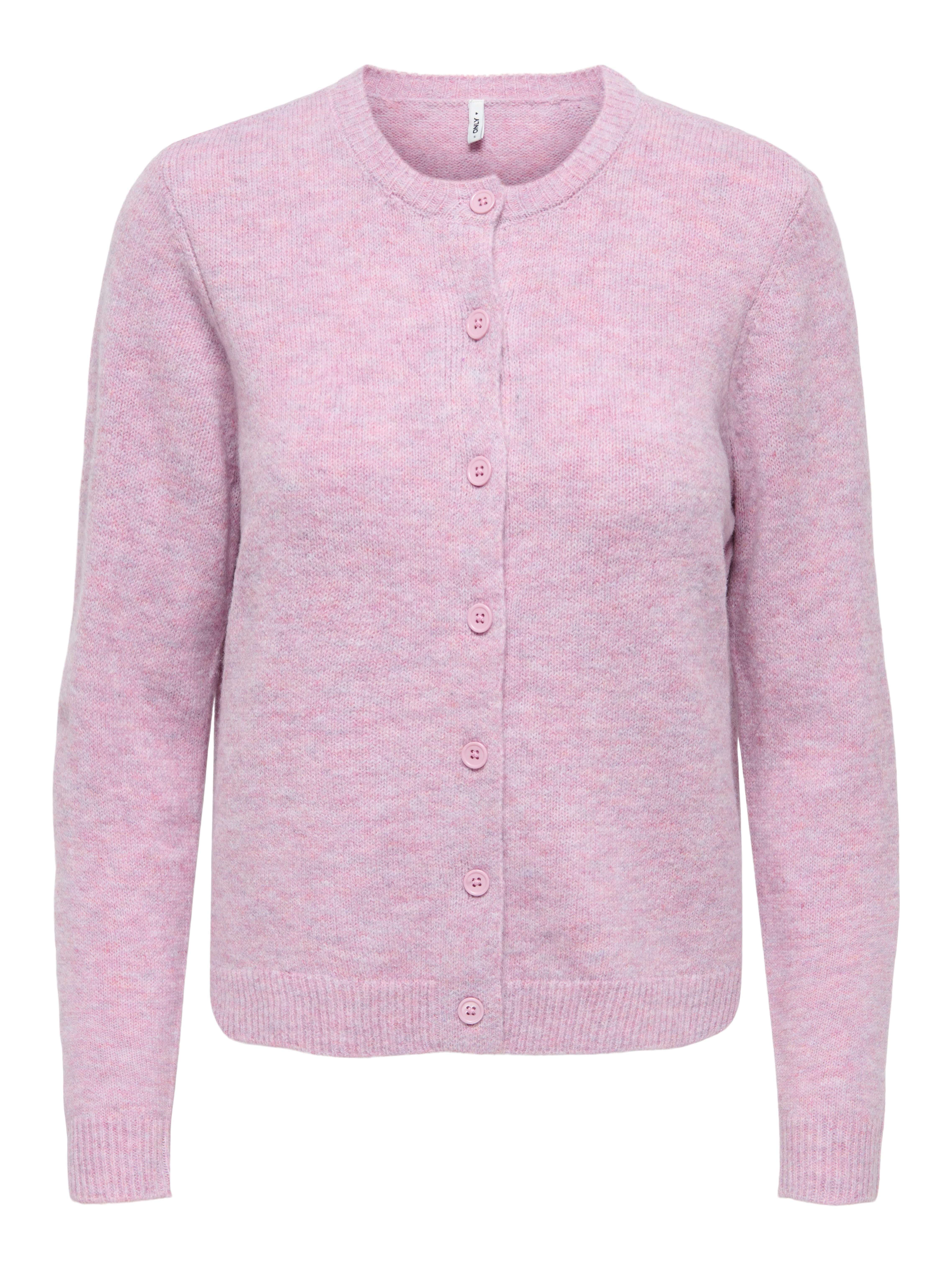 ONLY Strickjacke ONLOLIVIA LS O-NECK CARDIGAN CC KNT Materialmix, regular fit