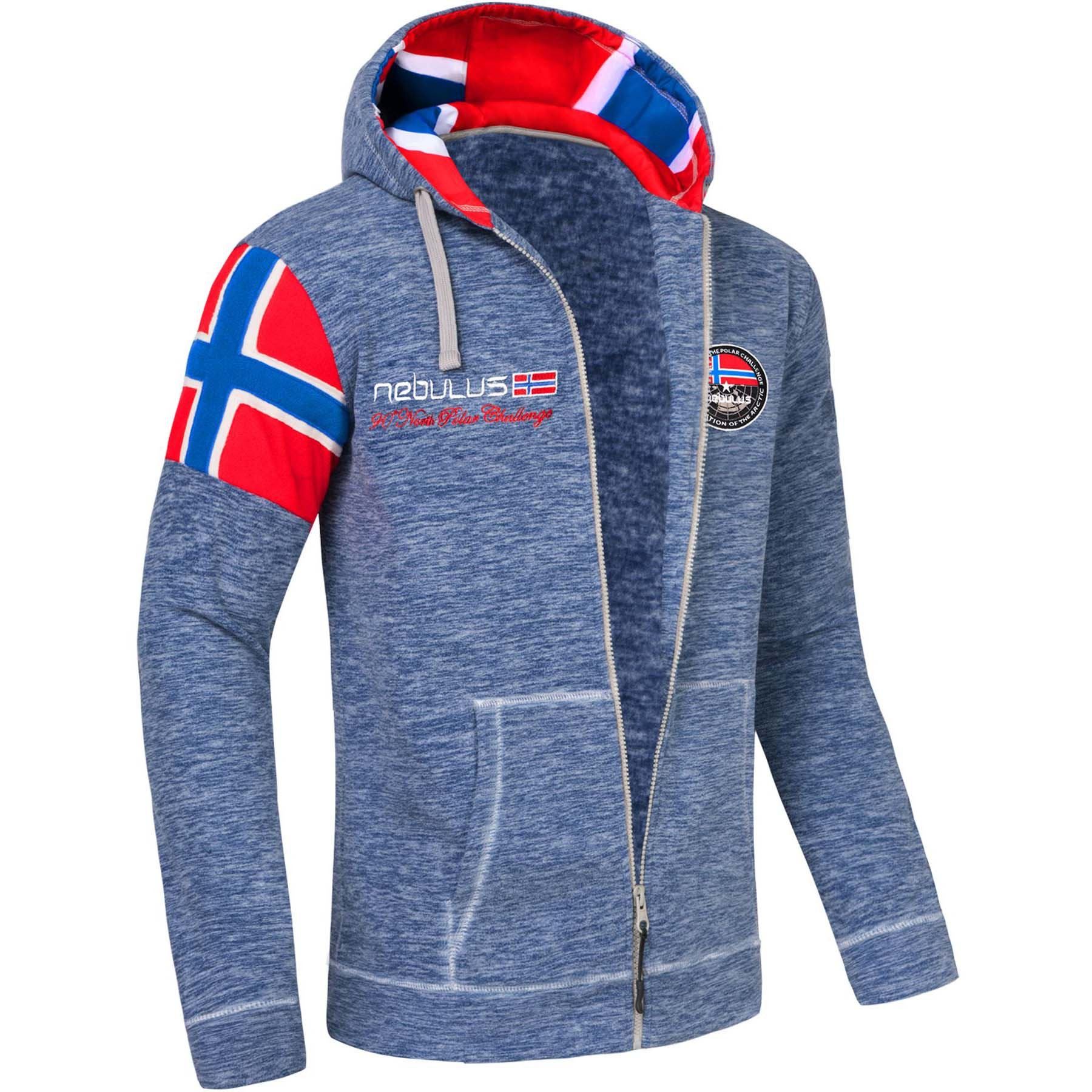 Nebulus Fleecejacke SEARCHER, P4141 - Herren, navy meliert, XXL