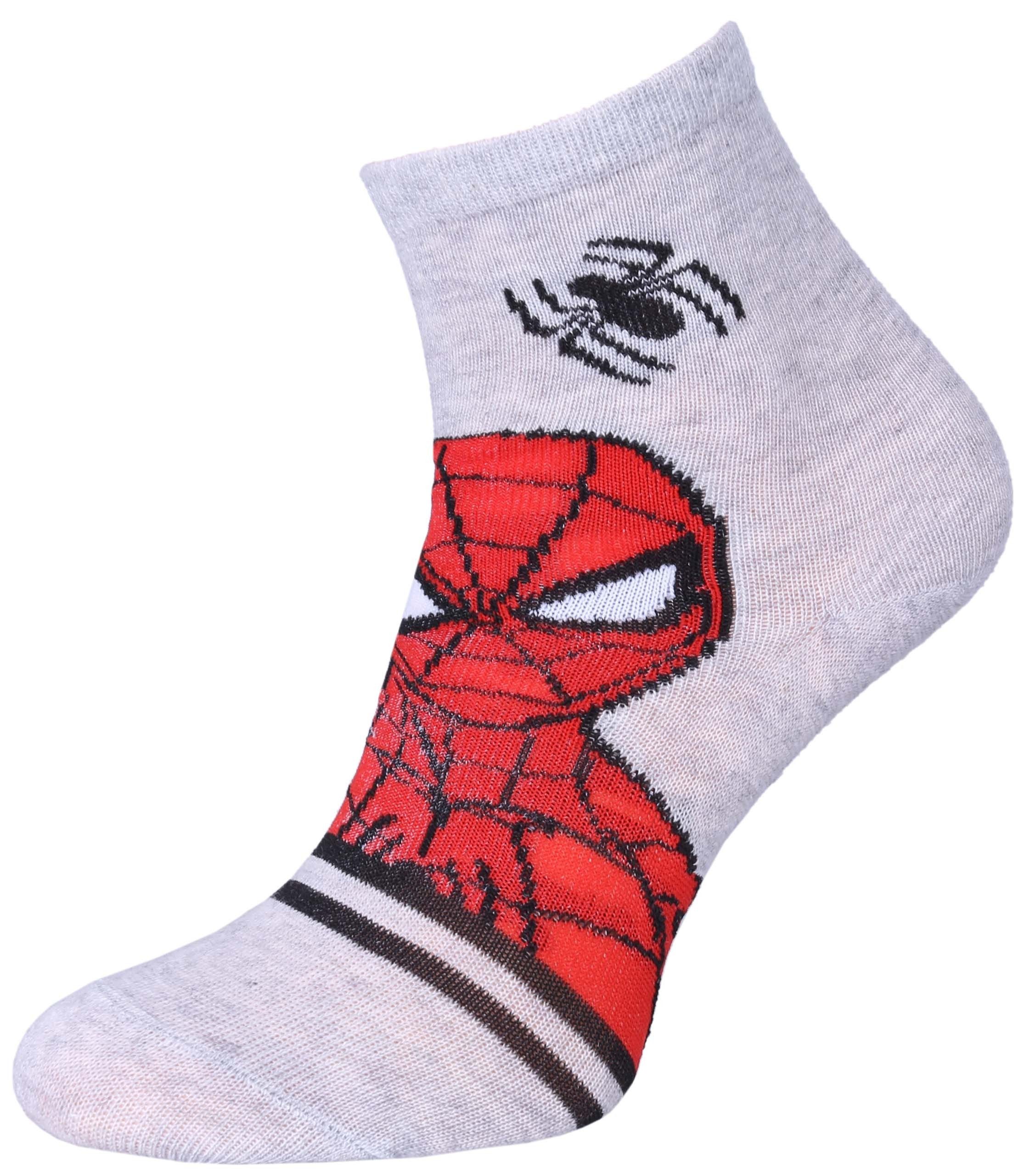Sarcia.eu Haussocken Graue Kindersocken Spider-Man MARVEL 2-3 Jahr