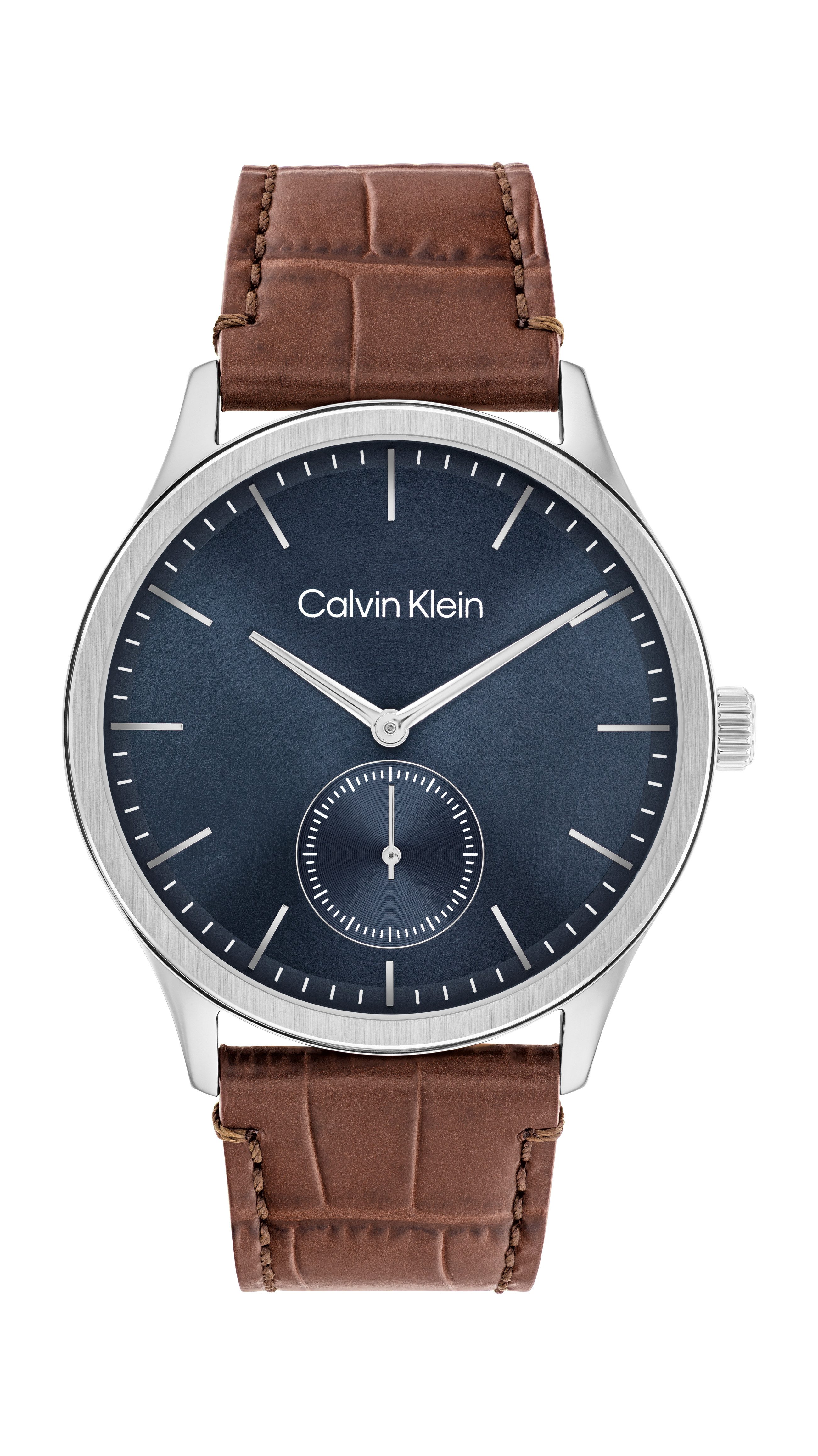 Calvin Klein Quarzuhr CK TAILORED 25200552, Armbanduhr, Herrenuhr, Lederarmband, analog