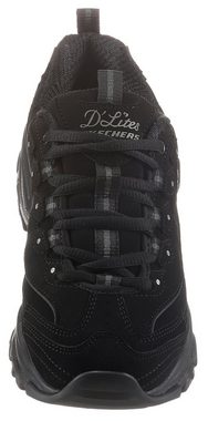 Skechers D'LITES PLAY ON Sneaker mit Air Cooled Memory Foam, Freizeitschuh, Halbschuh, Schnürschuh