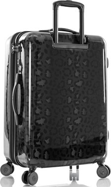 Heys Hartschalen-Trolley Leopard, 66 cm, 4 Rollen, Hartschalen-Koffer Koffer mittel groß TSA Schloss Volumenerweiterung