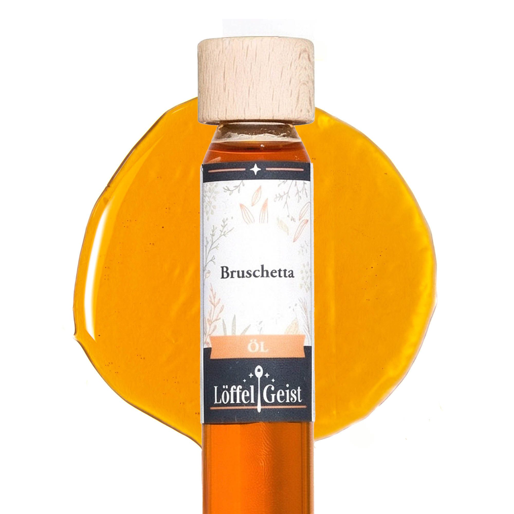 Löffelgeist Speiseöl Bruschetta (50ml im praktischen Dosierglas)