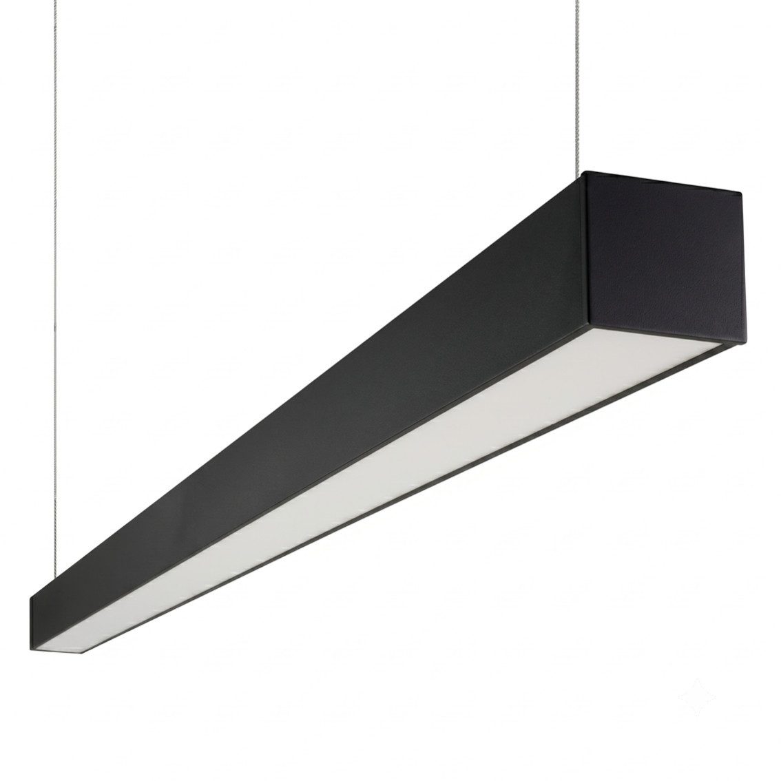LUXULA LED Pendelleuchte LUXULA LED Linearleuchte 120 cm 40 W CCT einstellbar Schwarz, Farbwechsler
