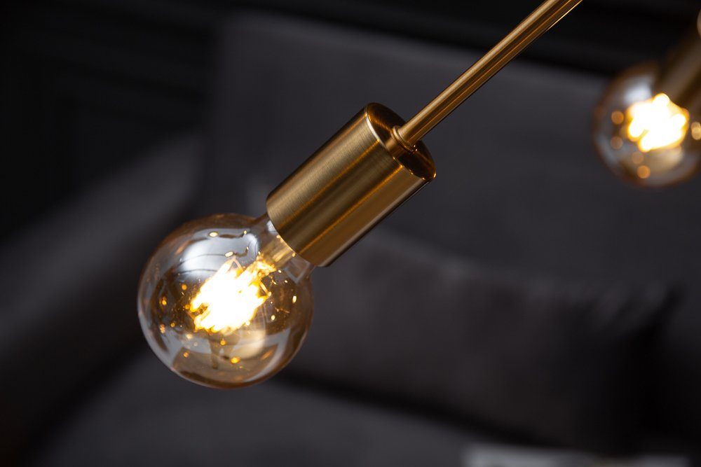 · Hängeleuchte SPUTNIK · gold, riess-ambiente Modern · ohne Leuchtmittel, · 87cm Esszimmer Metall Pendel Wohnzimmer