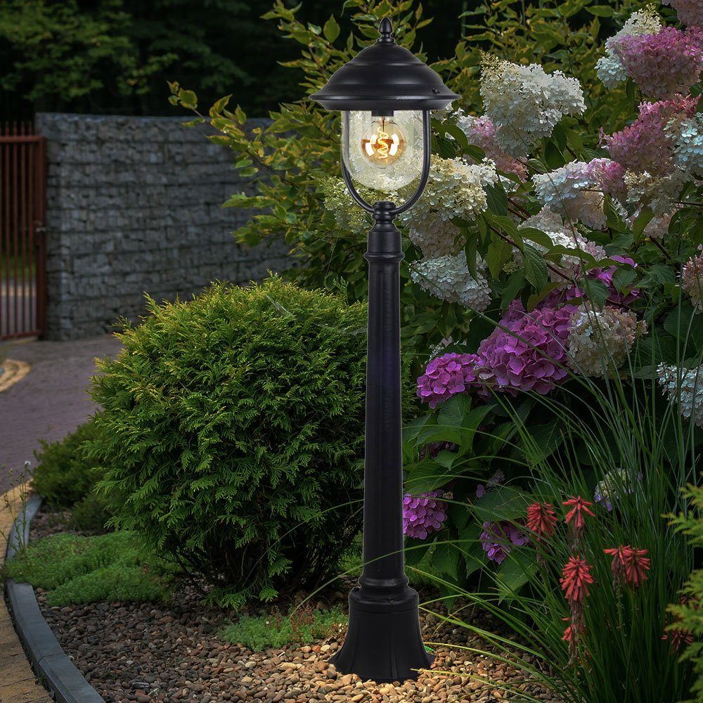 V-TAC Außen-Stehlampe, nicht Lampe Leuchtmittel E27 Design Beleuchtung Strahler ALU inklusive, Leuchte Steh Außen Stand