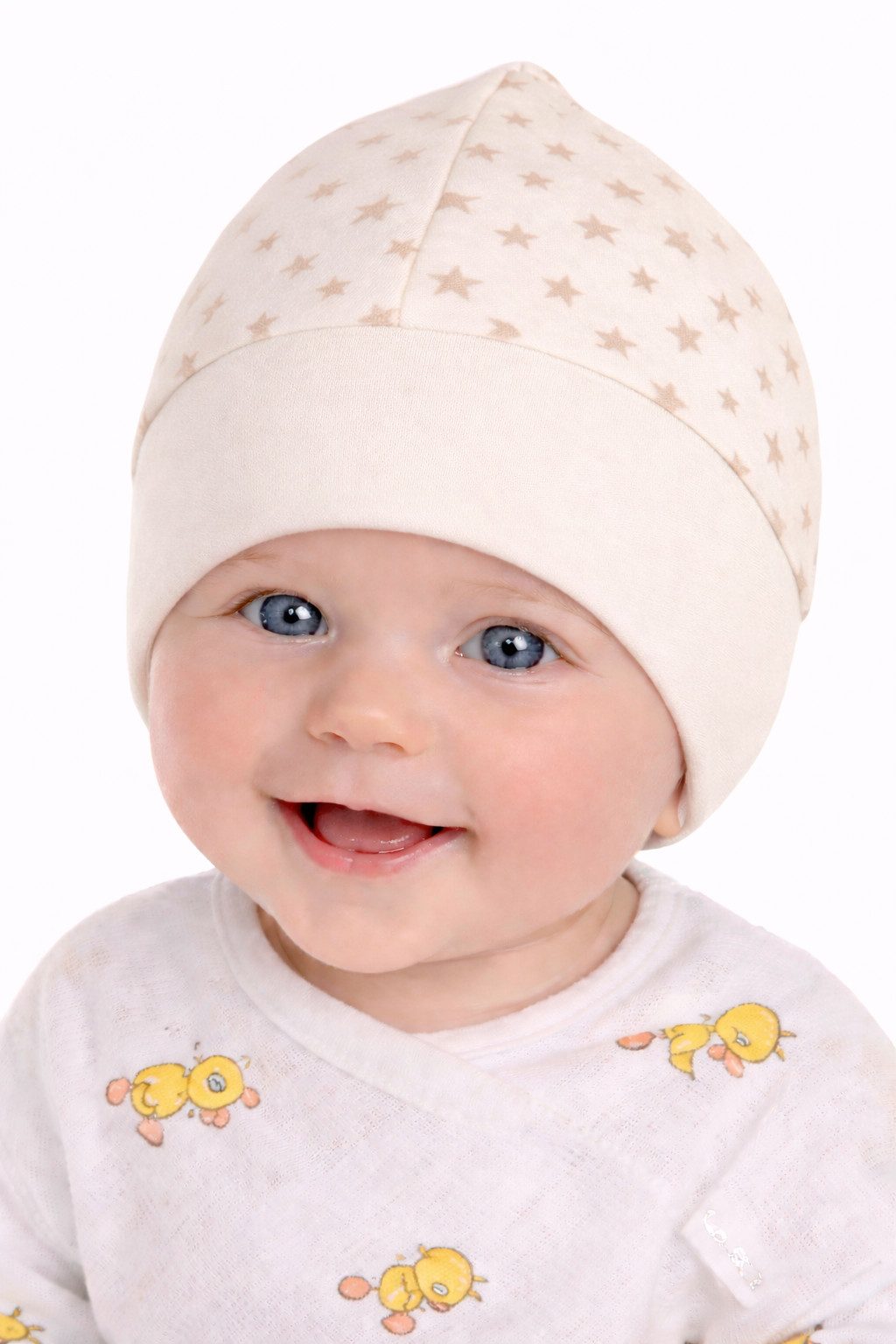 La Bortini Erstlingsmütze Baby Mütze für Neugeborene unisex Haube neutral (Babymütze für Jungen und Mädchen) aus Baumwolle, 32 34 35 36 37 38 39 40 41 42 43 44 45 46 47 48