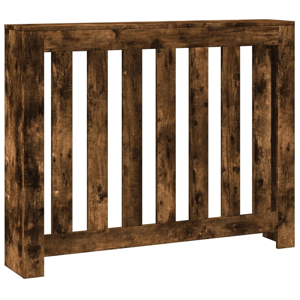 vidaXL Heizungsverkleidung Heizkörperverkleidung Räuchereiche 104x20x82 cm Spanplatte