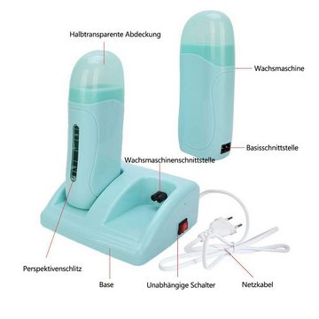 SOTOR Warmwachs-Haarentferner Waxing Machine Haarentfernungsset, Haarentfernungswachsheizung, 1-tlg., für schmerzfreien Wachswärmer zu Hause