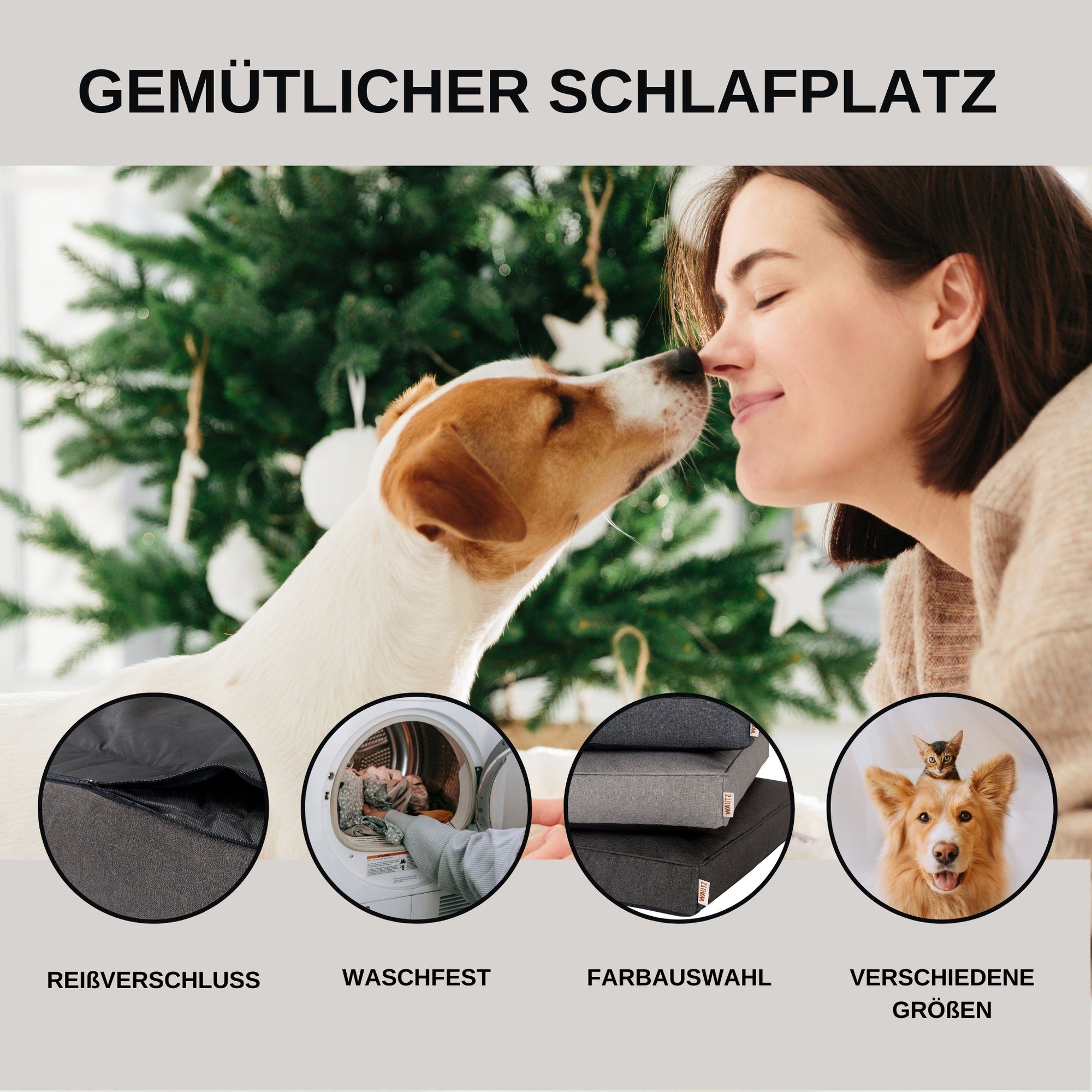 MSS e.K. Hundekorb Hundebett "Sofa", Velour, günstig online kaufen