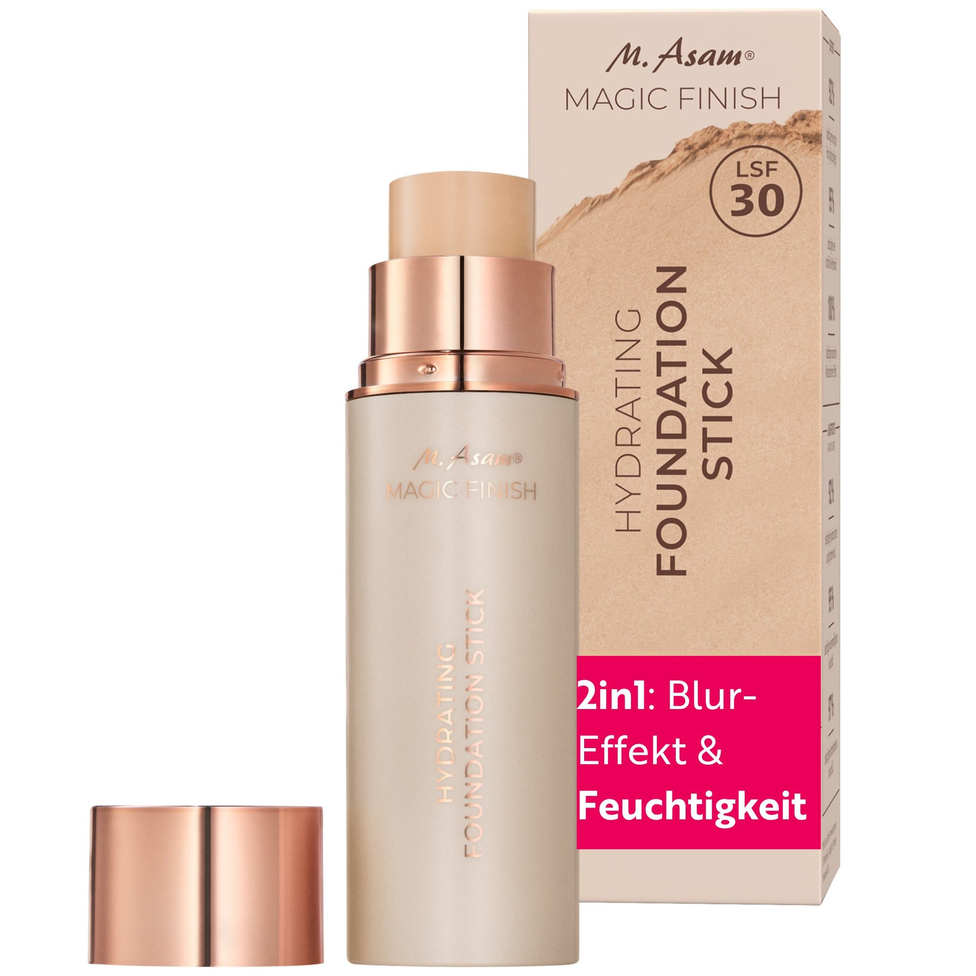 asambeauty Foundation Hydrating Foundation Stick LSF 30 Soft Ivory