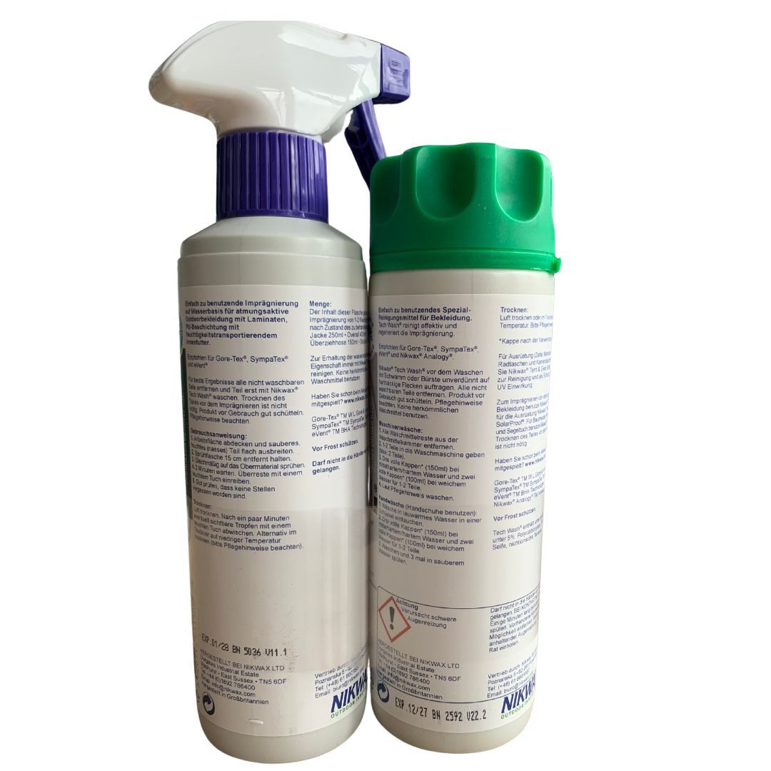 Nikwax NIKWAX TechWash und TX.Direct Spray-on 2x300ml - Doppelpack Spezialwaschmittel