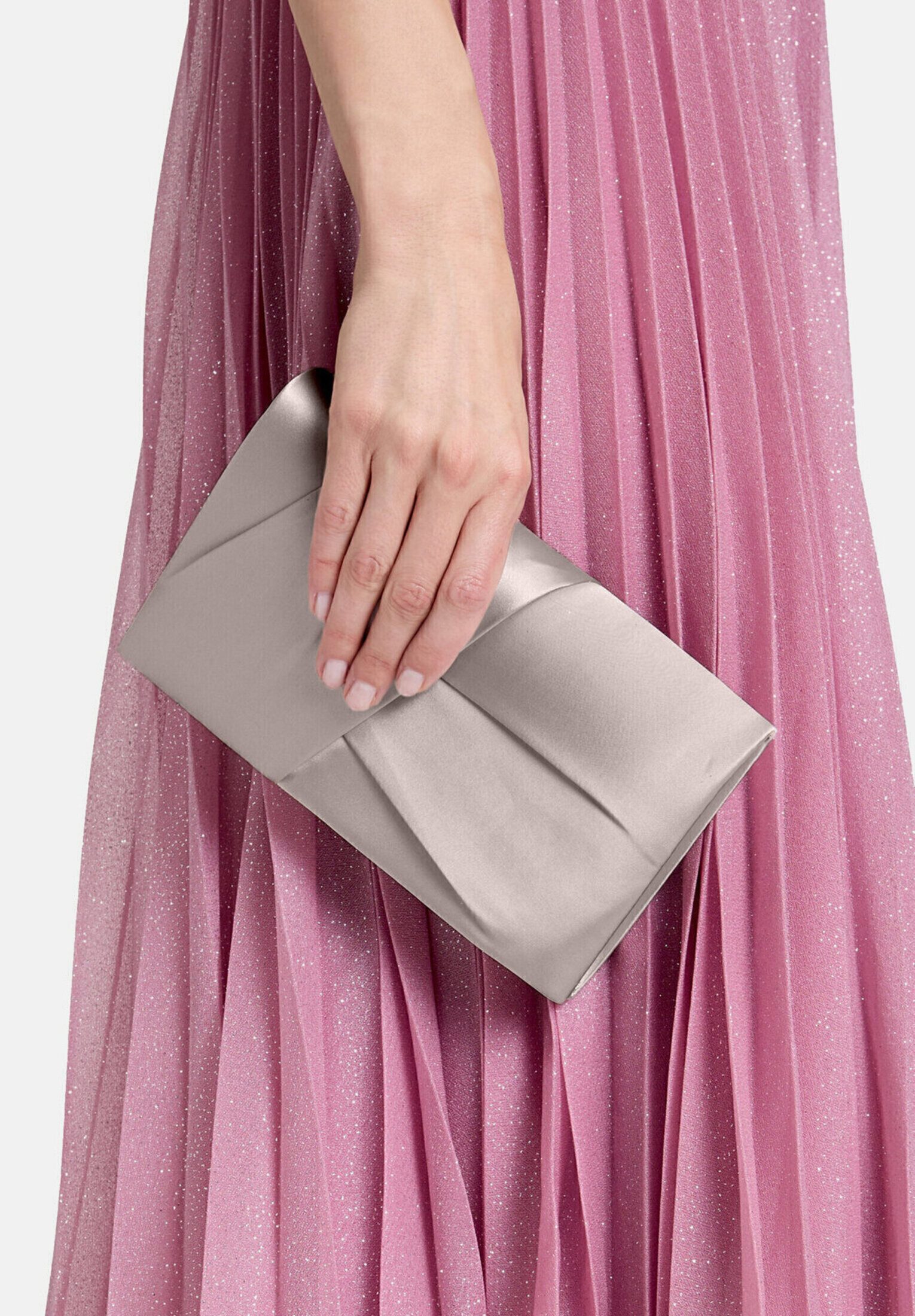 Vera Mont Abendtasche Damen unifarben, Falten