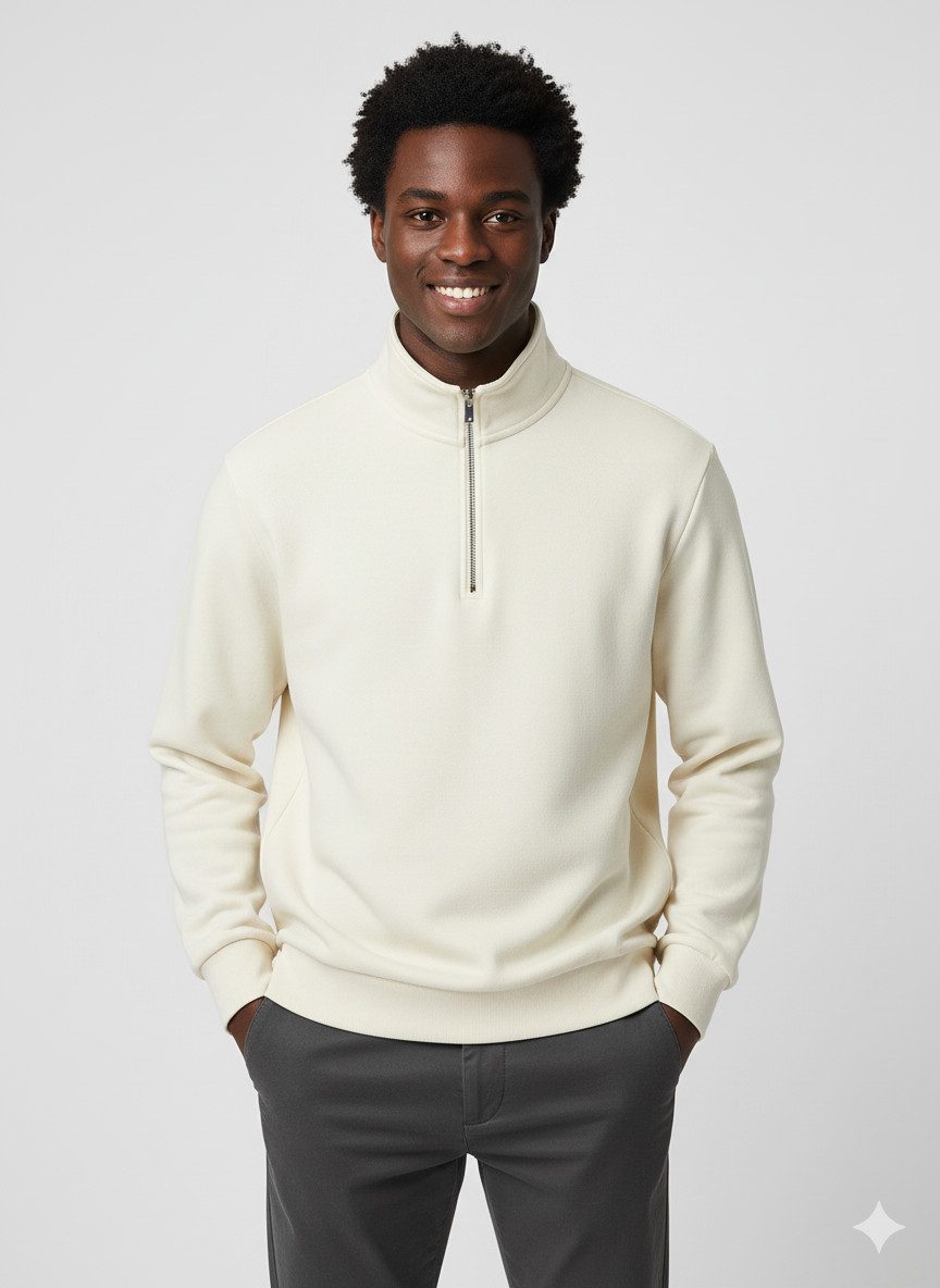 Selected Sweater SLHZREG-DAN SWEAT HALF ZIP