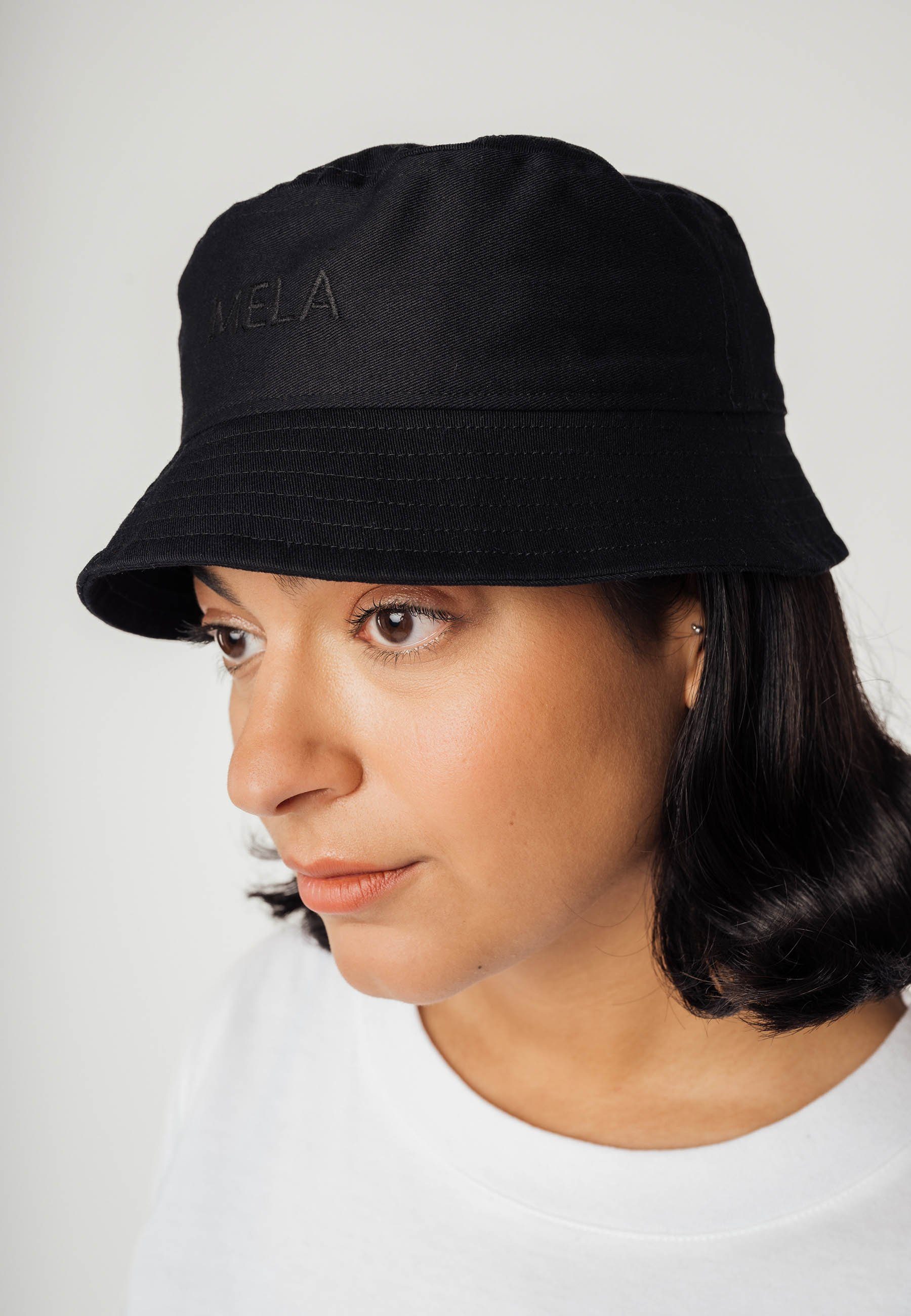 MELA Schirmmütze Bucket Hat Style AFTAB Gesteppte Krempe