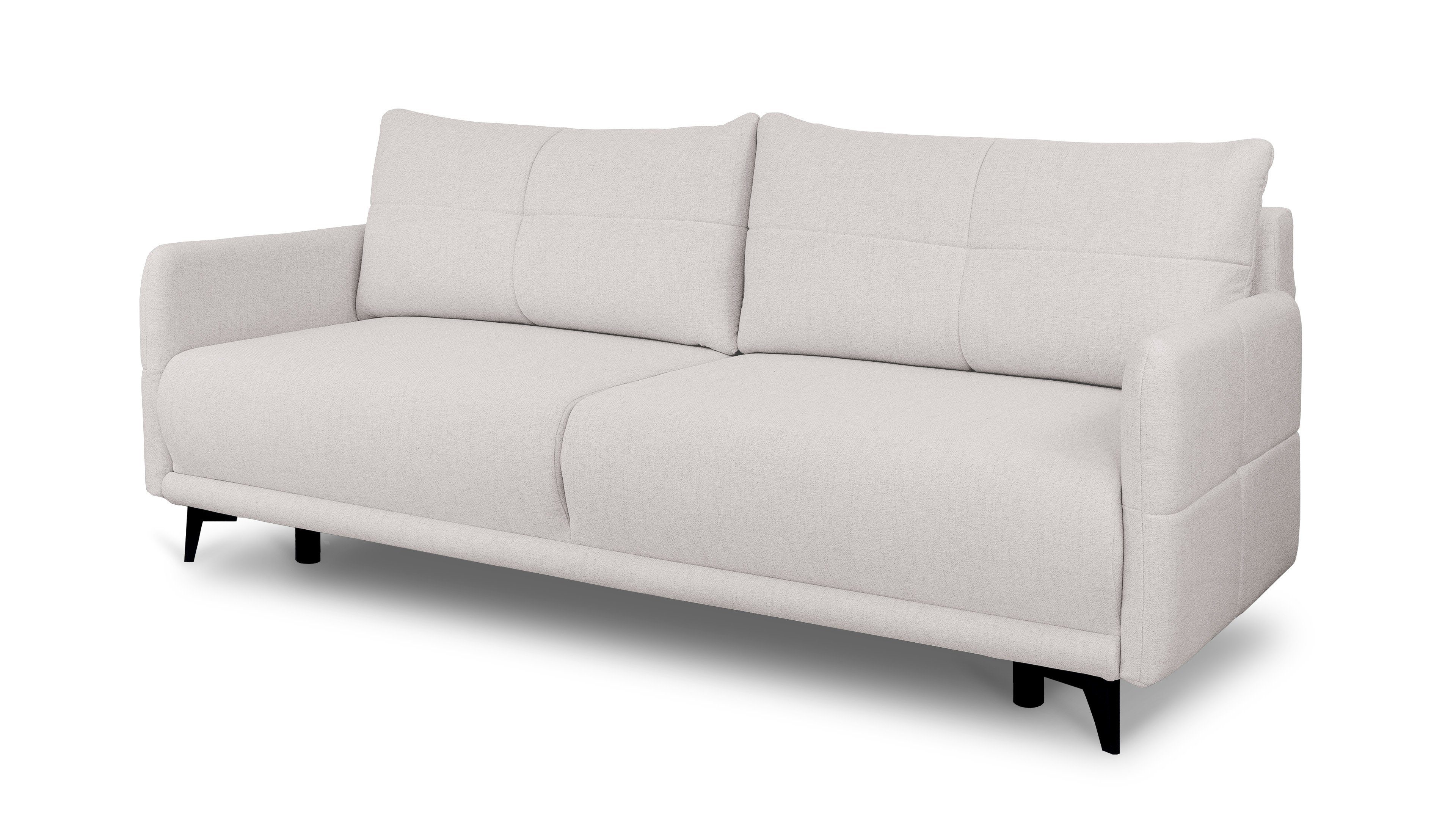 Siblo 3-Sitzer Liris, Modernes Sofa mit Bettkasten, Sofa mit Schlaffunktion Neve 03