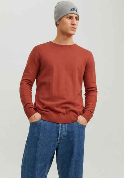 Jack & Jones Rundhalspullover JJEEMIL KNIT CREW NECK NOOS