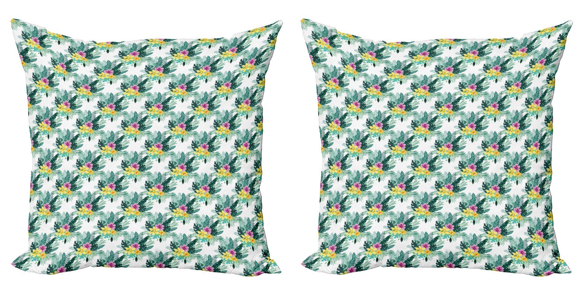 Kissenbezüge Modern Accent Stück), Doppelseitiger Fun (2 Digitaldruck, Bouquet Philodendron Abakuhaus Hawaii