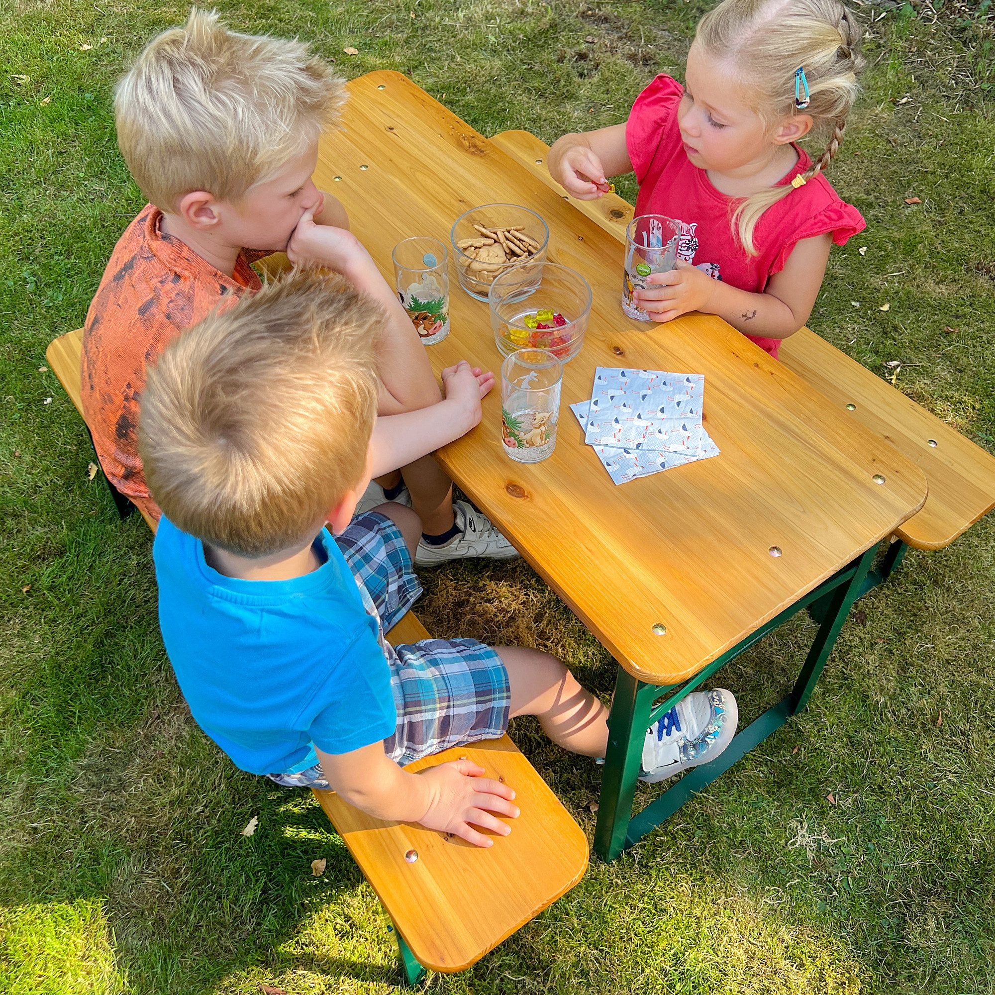 roba® Kindersitzgruppe Kinderparty-Garnitur - 2 Bänke günstig online kaufen