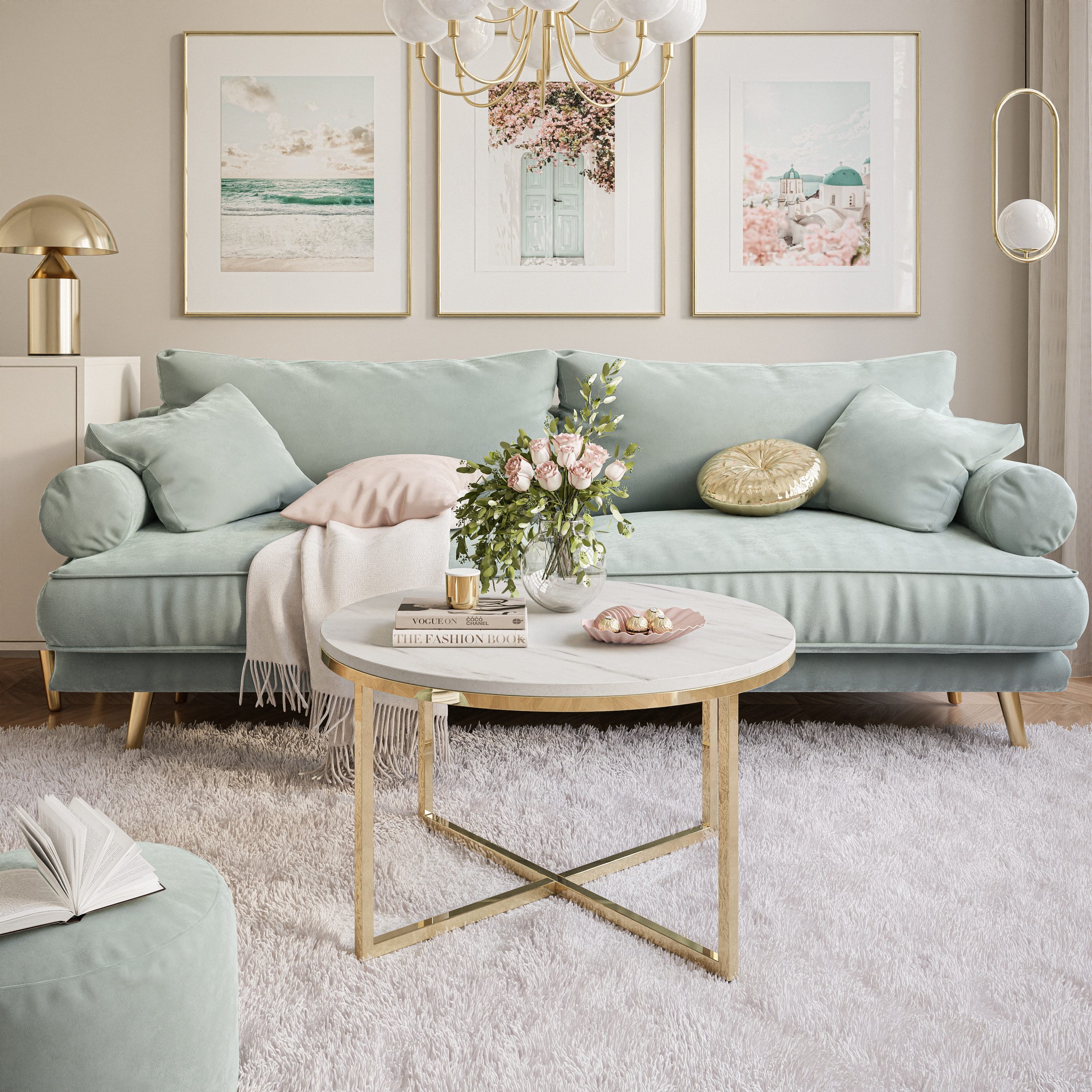 Lookway Couchtisch CIRI-X LEVANTO mit verchromtem günstig online kaufen