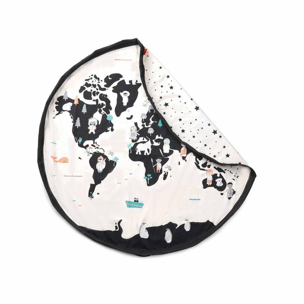 Play&Go Spielmatte Worldmap Weltkarte, Aufbewahrungssack Spielteppich günstig online kaufen