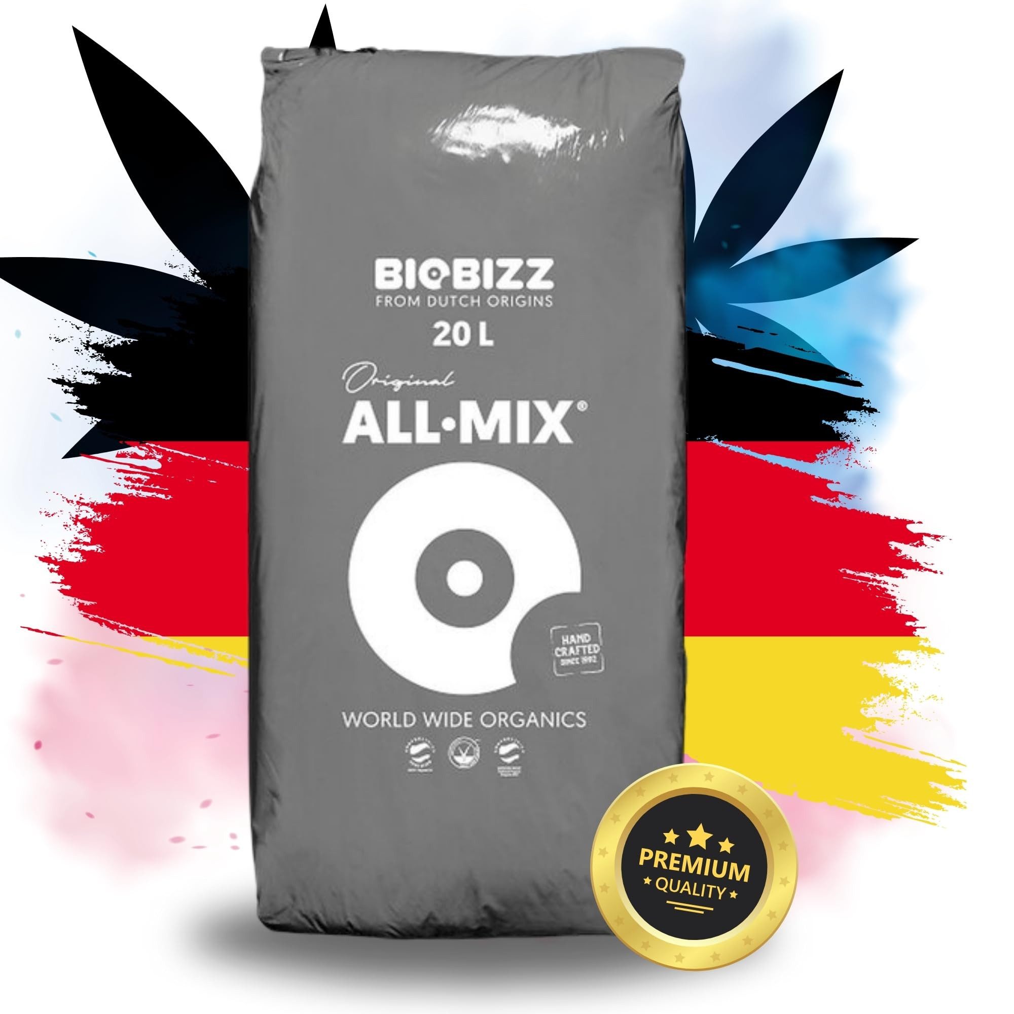 Pflanzerde 20 Liter All Mix Grow Erde für Anzucht Blüte Allmix Autoflower Grower