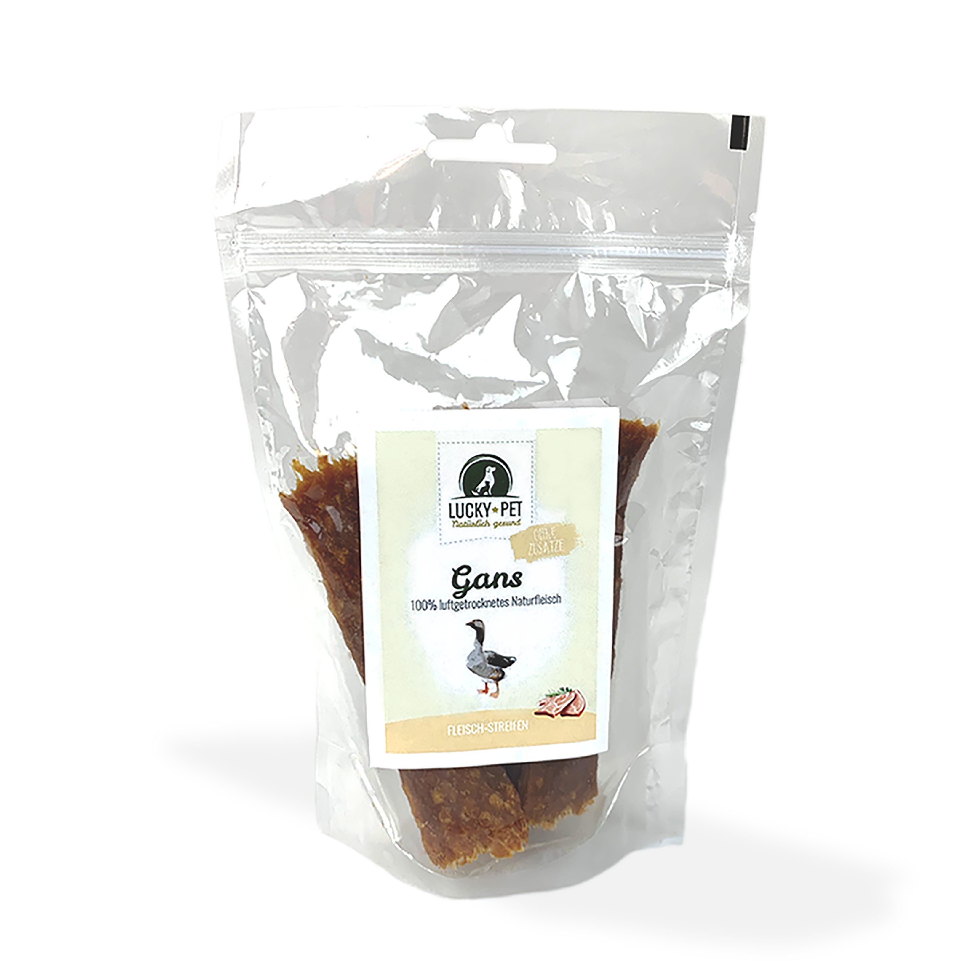 Lucky-Pet Lucky-Pet Natur Gänse Fleisch-Streifen 100 g, für: Hunde
