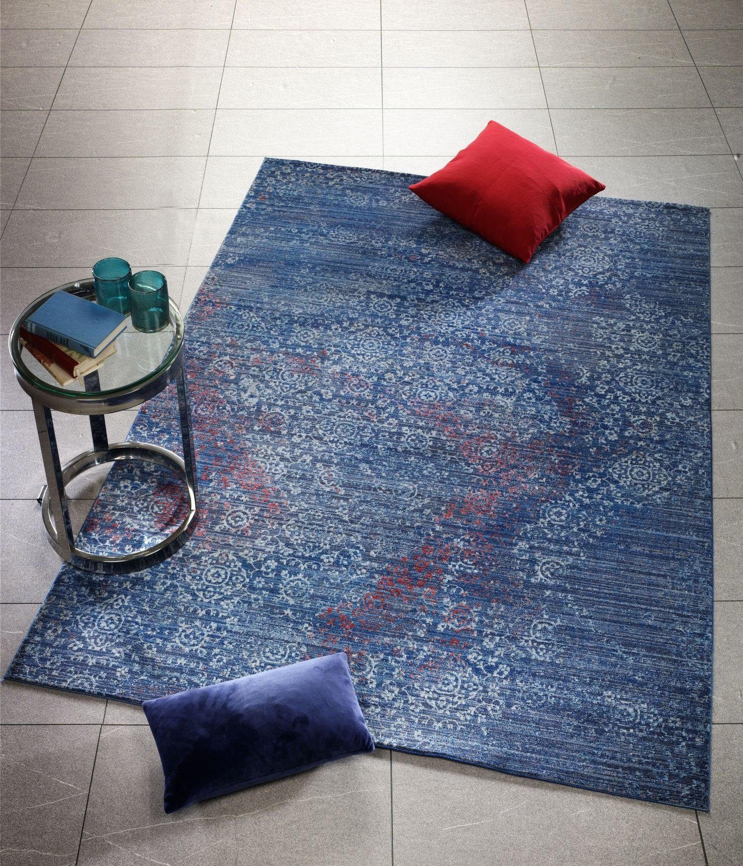 OCI DIE TEPPICHMARKE Teppich Rainbow Leja, rechteckig, Höhe: 5 mm, Kurzflor, weiche Microfaser, Wohnzimmer