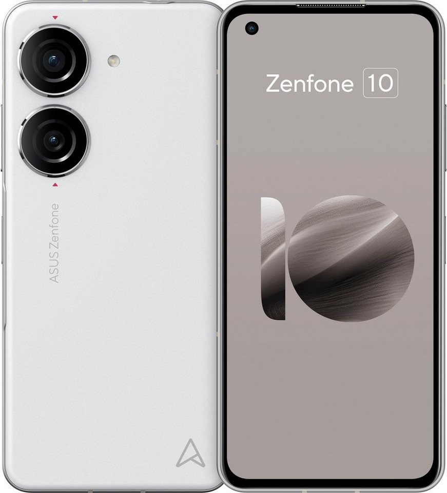 Asus ZENFONE 10 Smartphone (14,98 cm/5,9 Zoll, 256 GB Speicherplatz, 50 MP  Kamera), Hauptkamera: 50-MP + 13-MP-Weitwinkel und Frontkamera: 32 MP